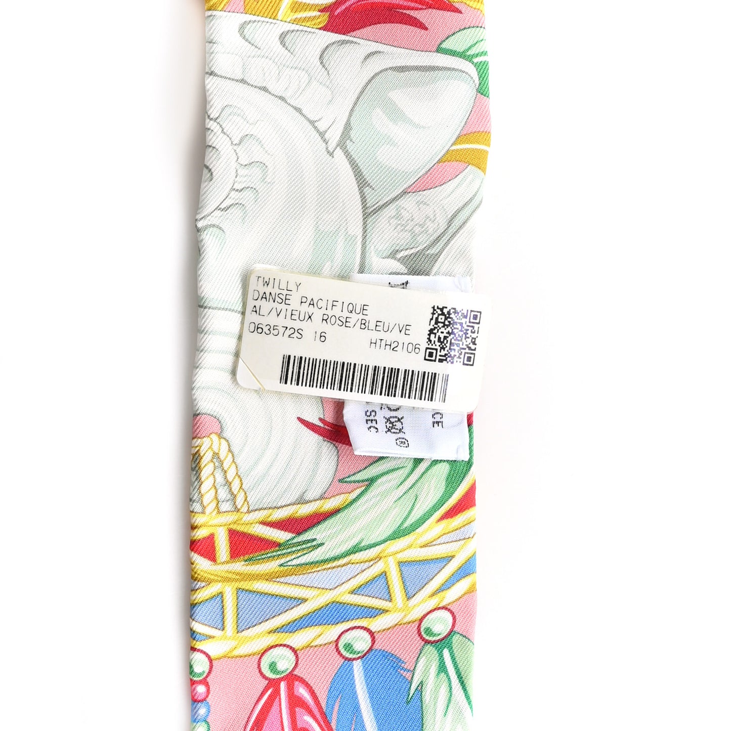Silk La Danse Pacifique Twilly Vieux Rose Bleu Vert