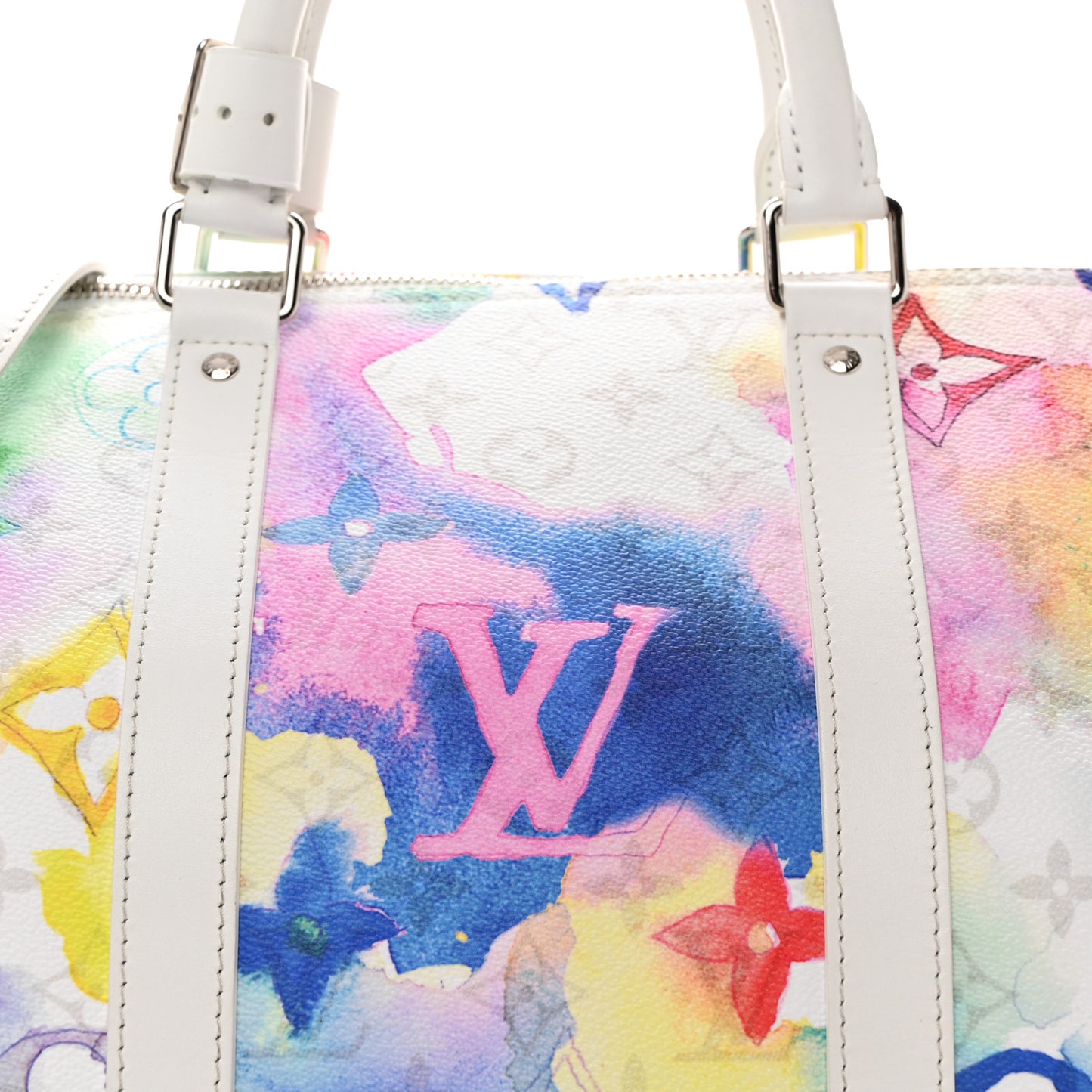 Monogram Watercolor Keepall Bandouliere 50 Multicolor