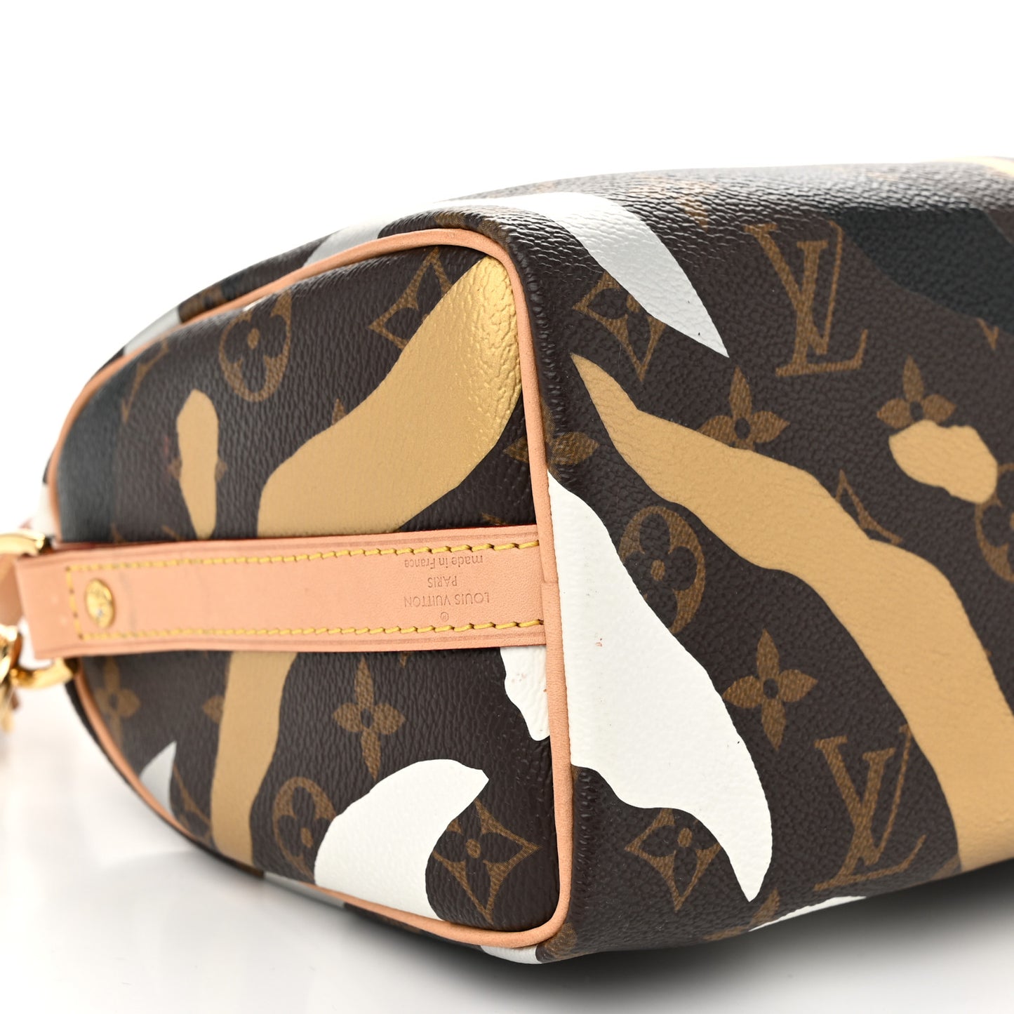 X LOL Monogram Speedy BB Gold Silver