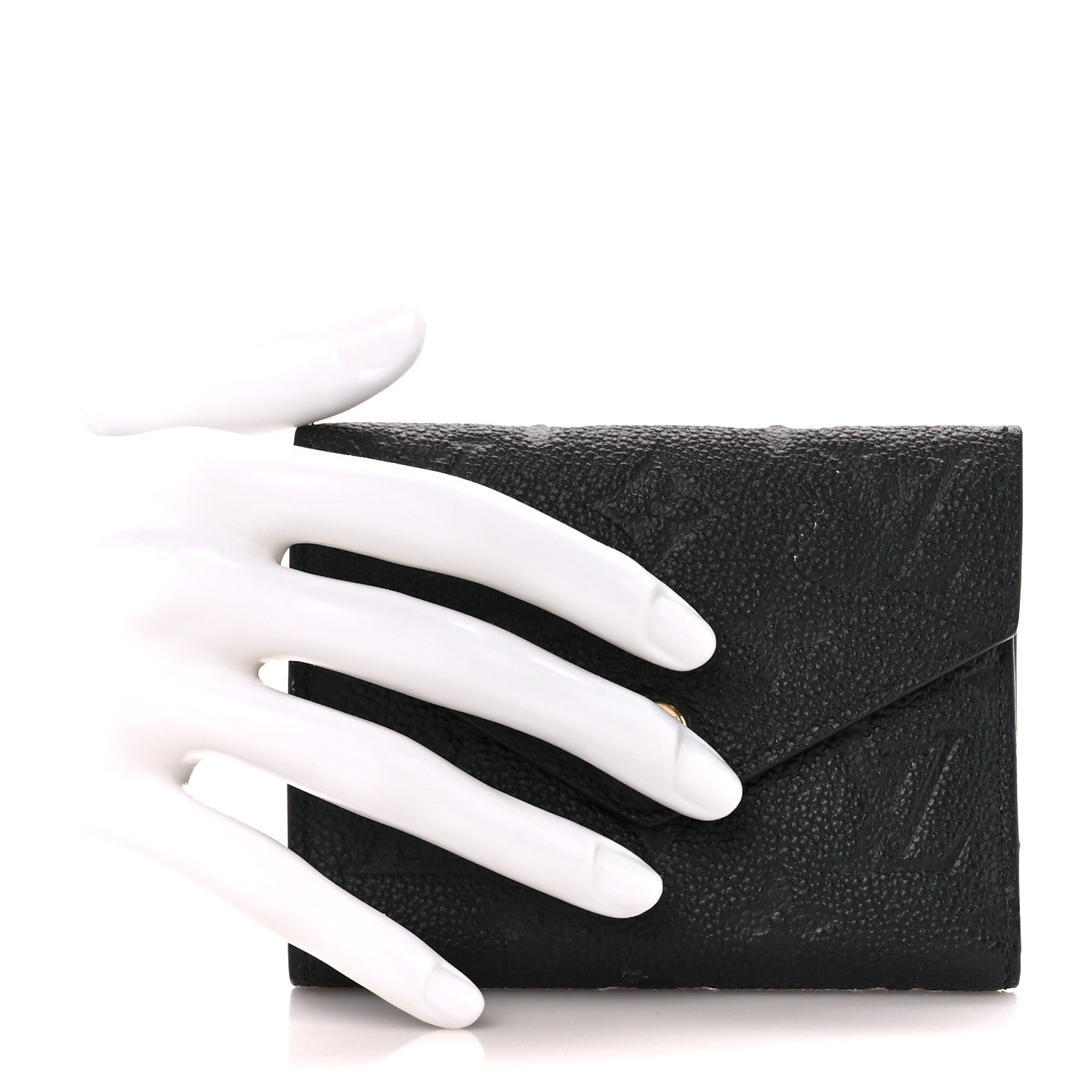 Louis Vuitton Empreinte Victorine Wallet Black 2 of 13