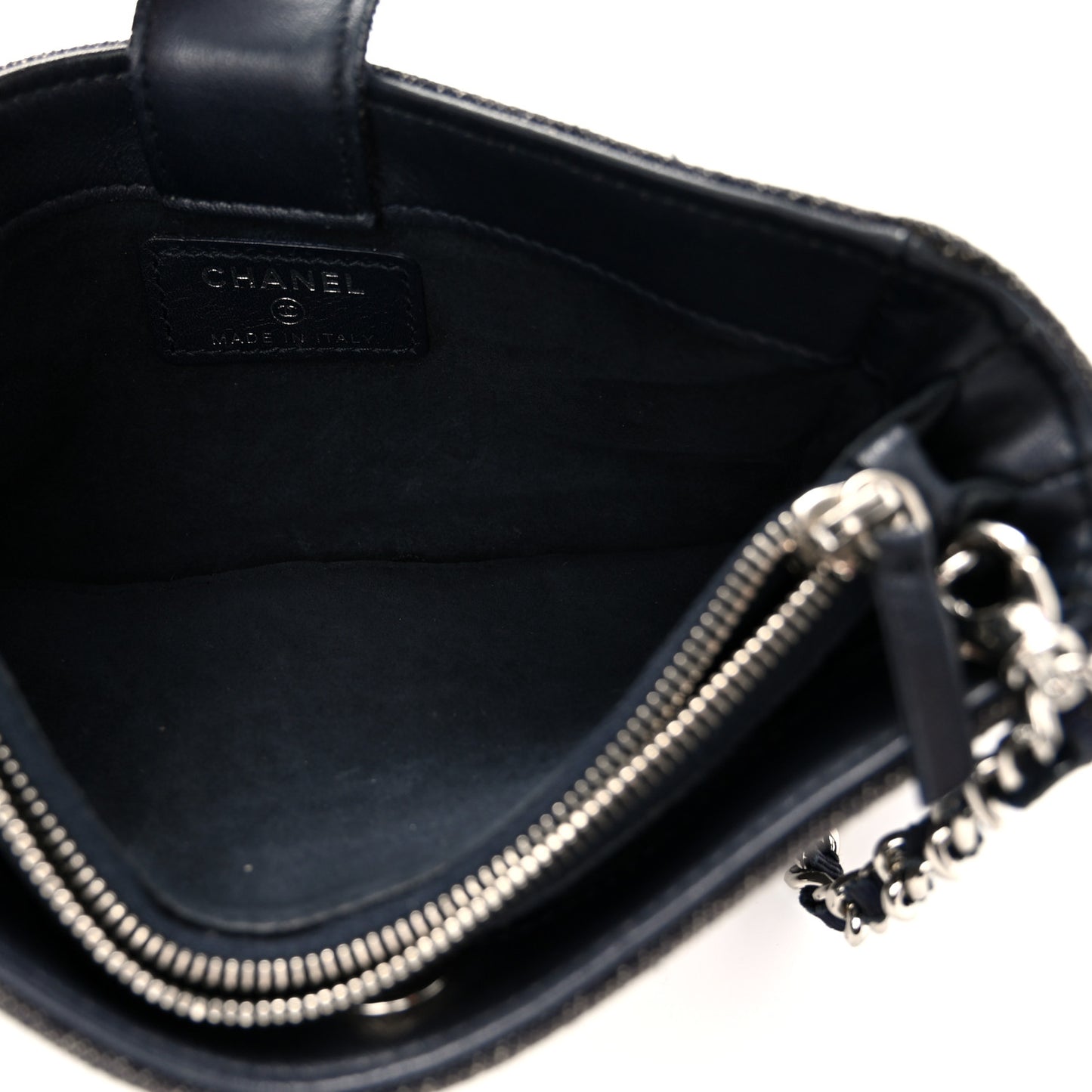 Canvas Deauville Phone Holder Crossbody Dark Blue