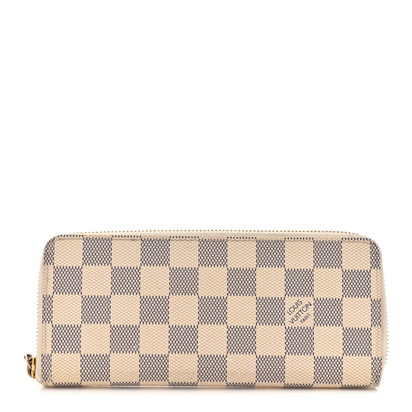Damier Azur Clemence Wallet Rose Ballerine