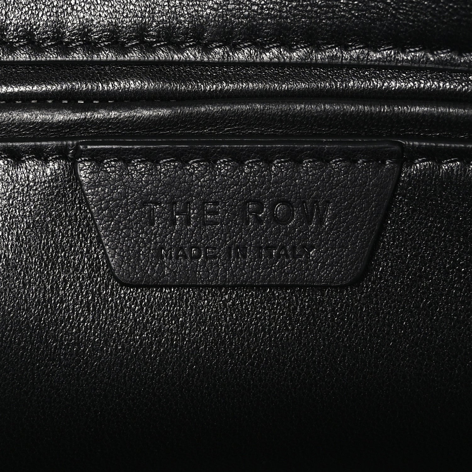 The Row Saddle Calfskin Mini Devon Bag Black 7 of 9