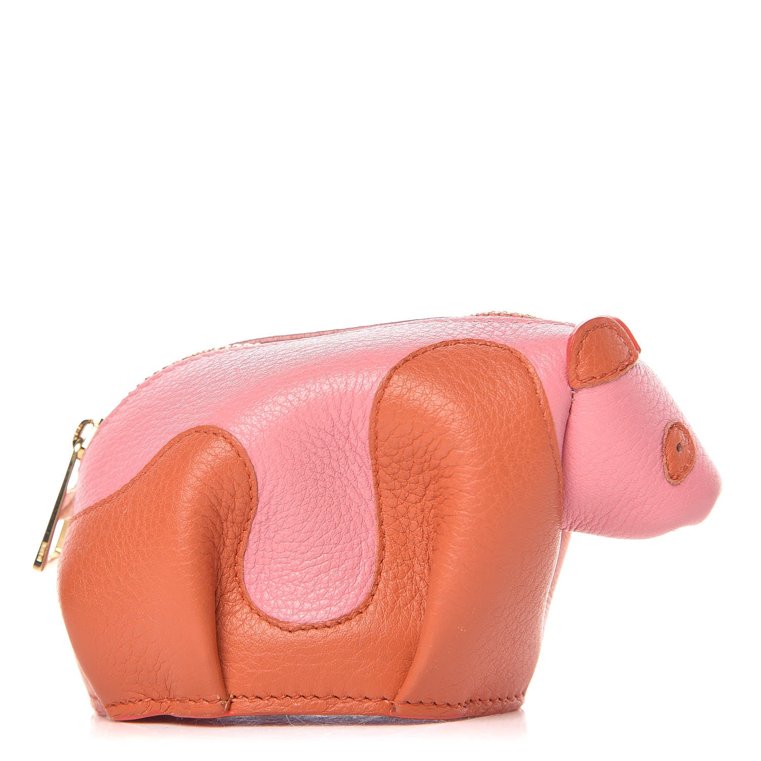Loewe Calfskin Panda Coin Purse Orange Pink 369366 – FASHIONPHILE