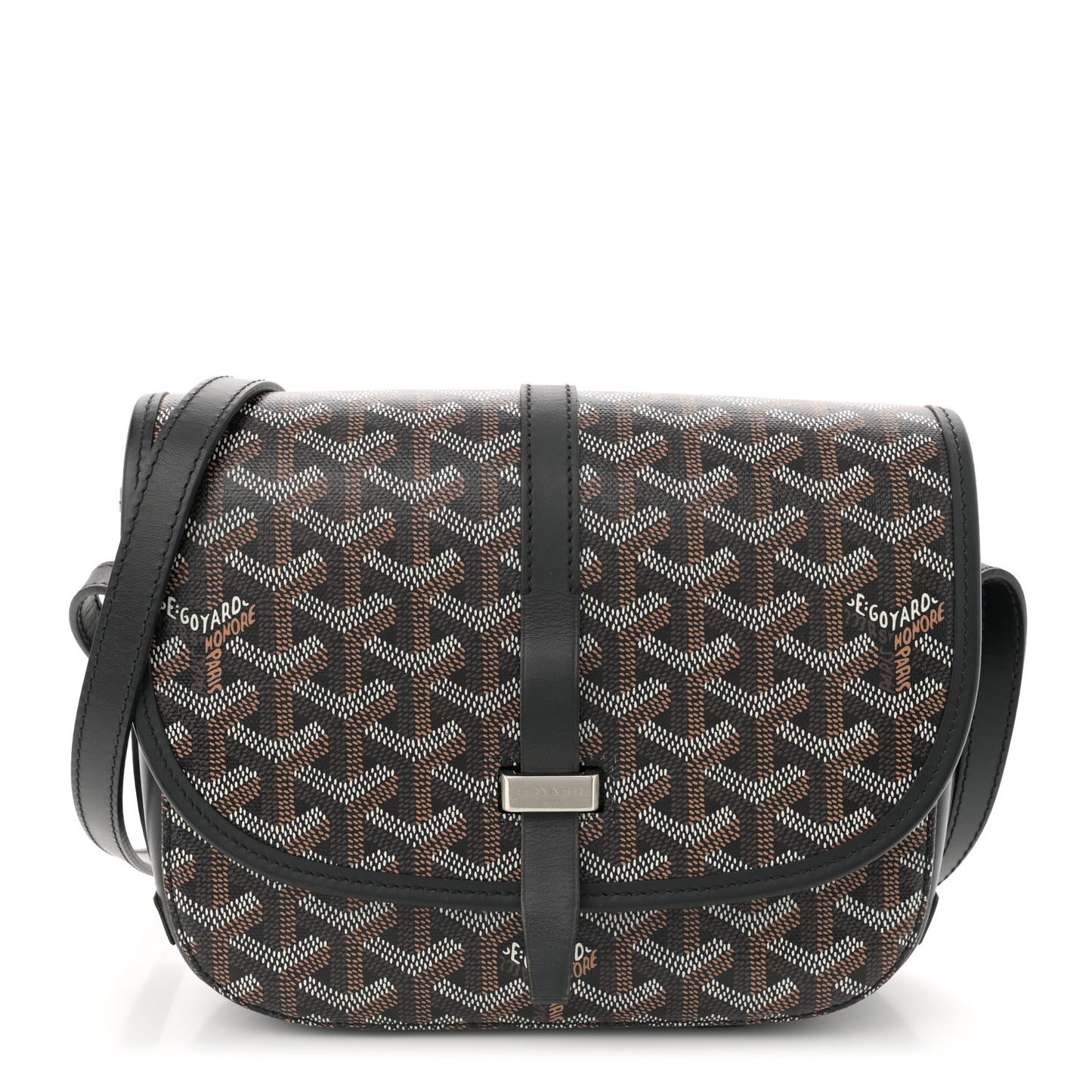 Goyardine Belvedere II PM Messenger Bag Black