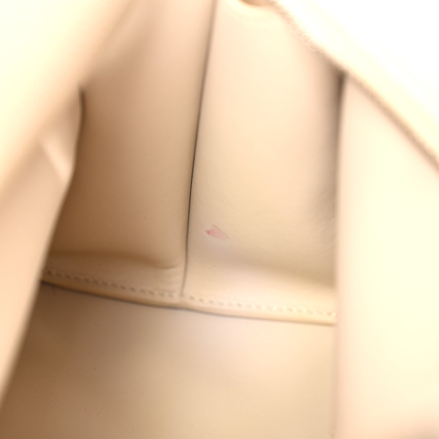 Grained Calfskin Neo Classic Silver Hardware S City Cream
