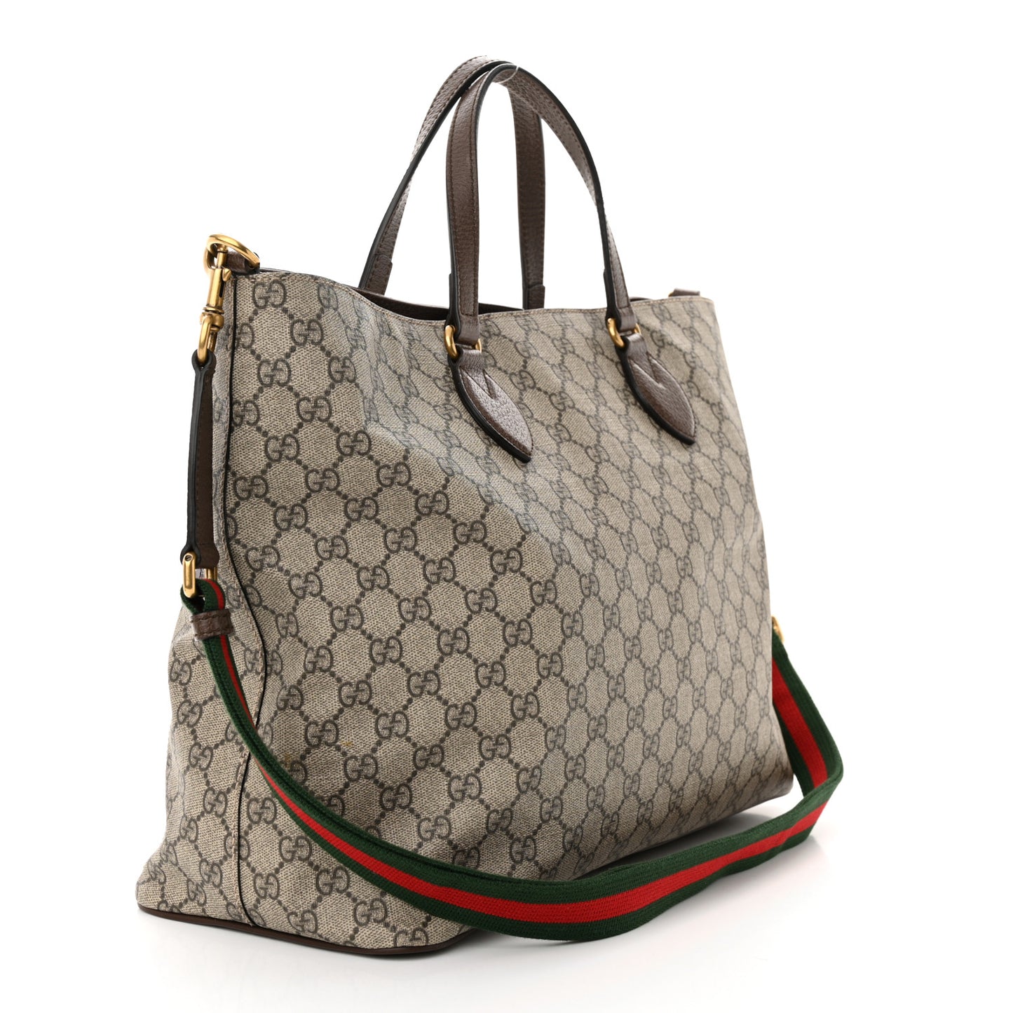 Soft GG Supreme Monogram Courrier Medium Crossbody Tote Beige New Acero