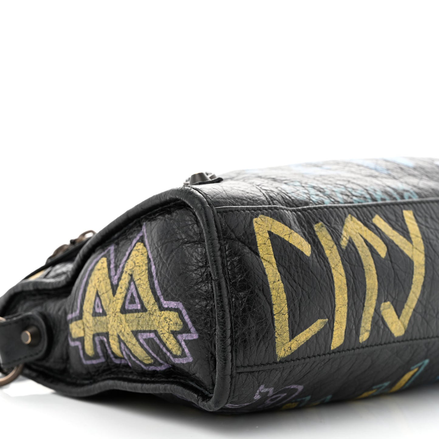 Agneau Graffiti All Over Classic Hardware S City Black Multicolor