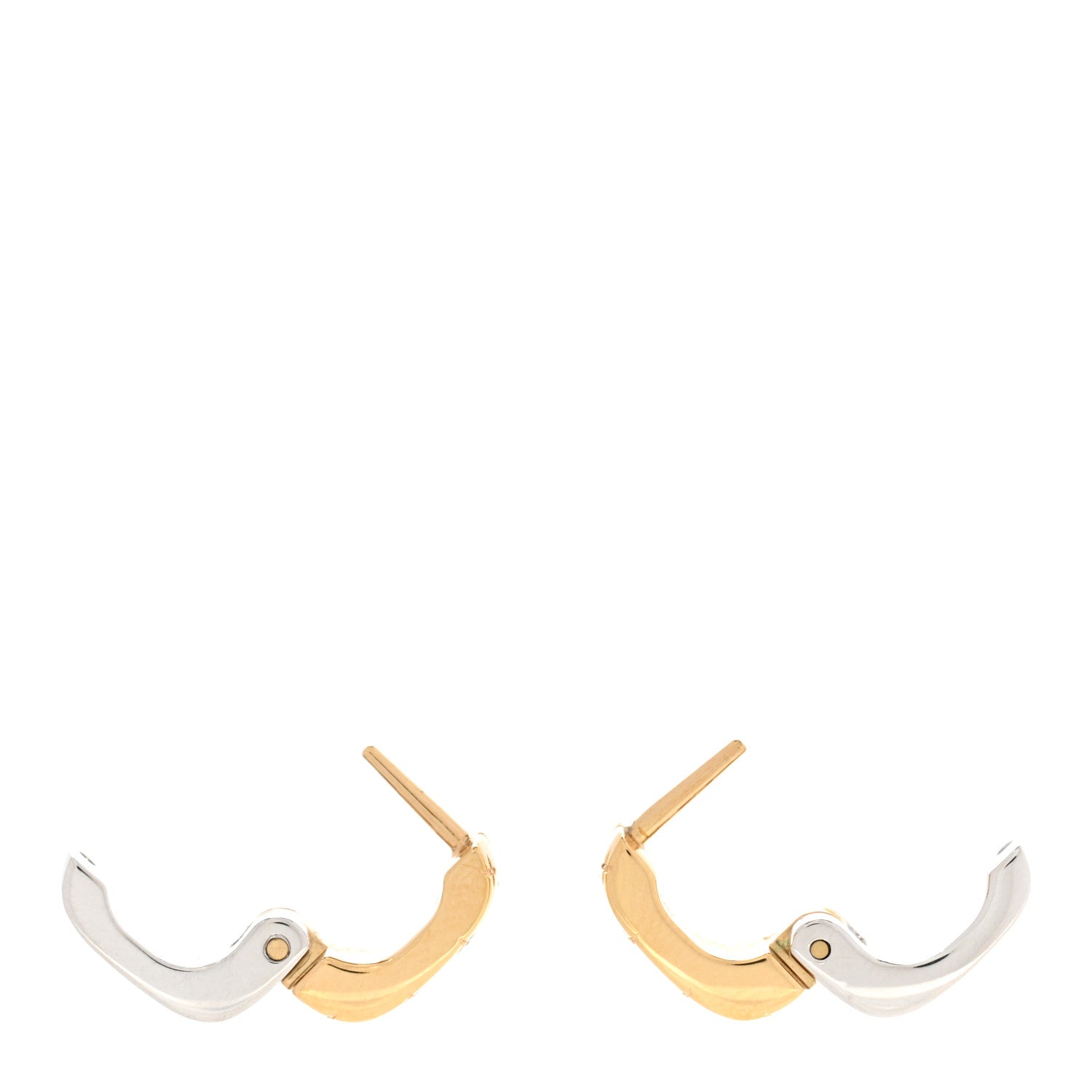 Louis Vuitton Nanogram Earrings Gold 3 of 5
