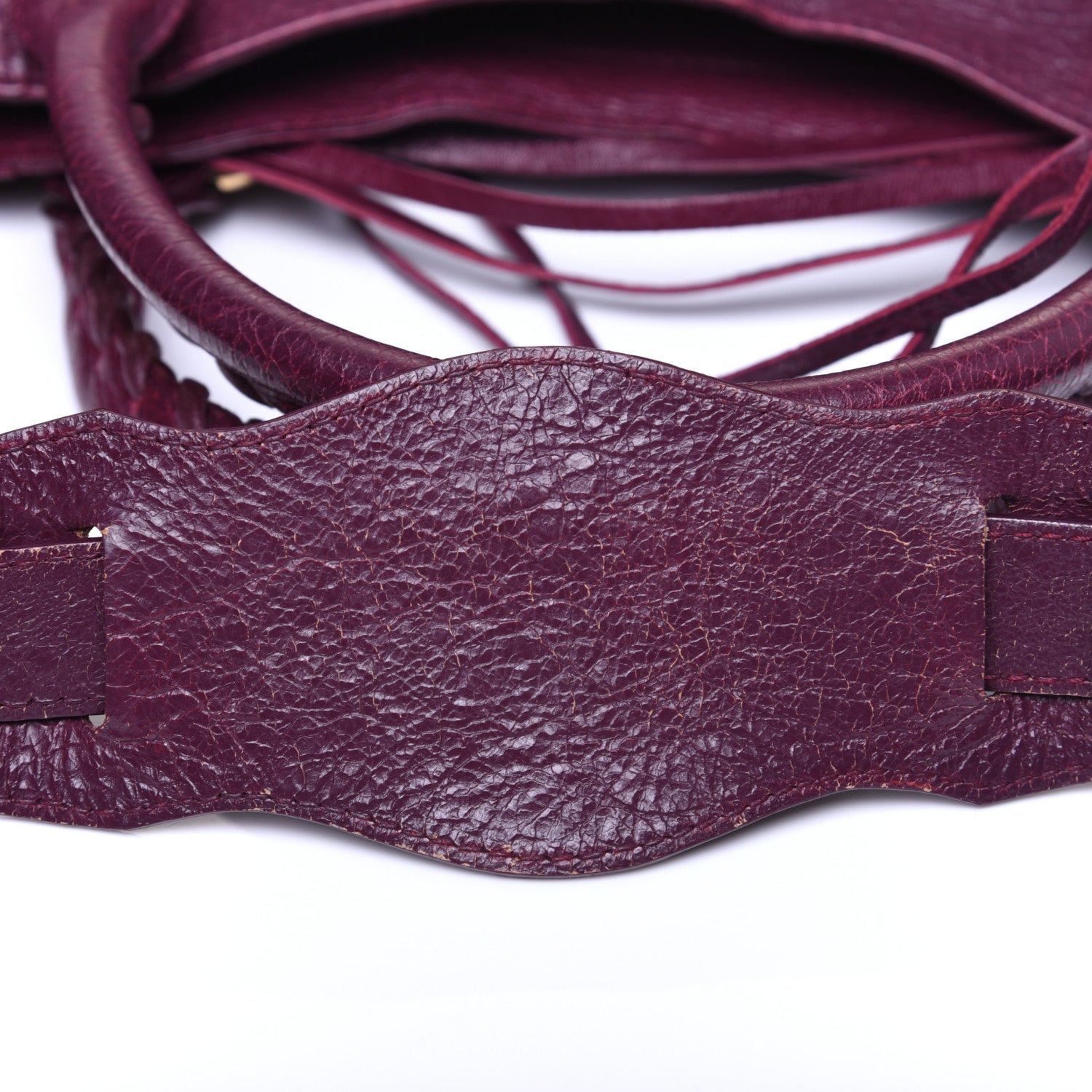 Balenciaga Lambskin Classic Gold Hardware Velo Violet Prune 10 of 17