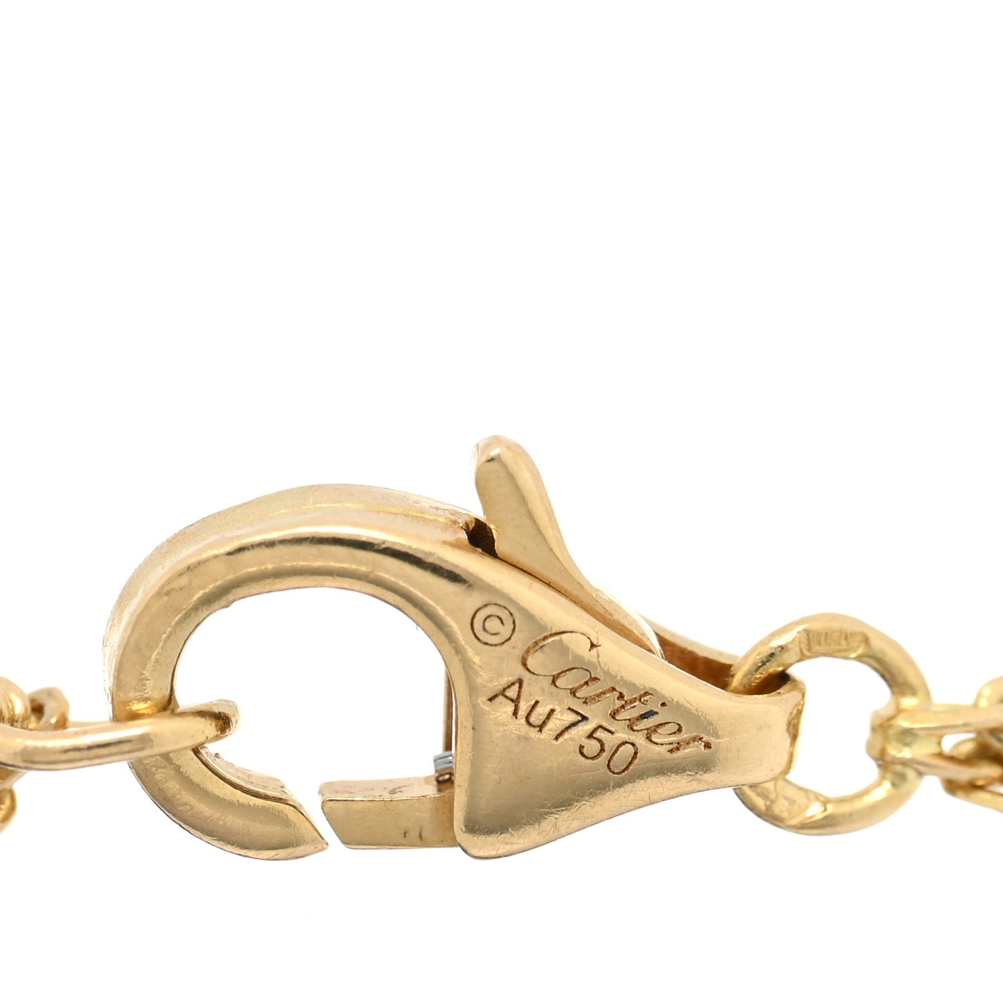 18K Yellow Gold Diamond LOVE Bracelet