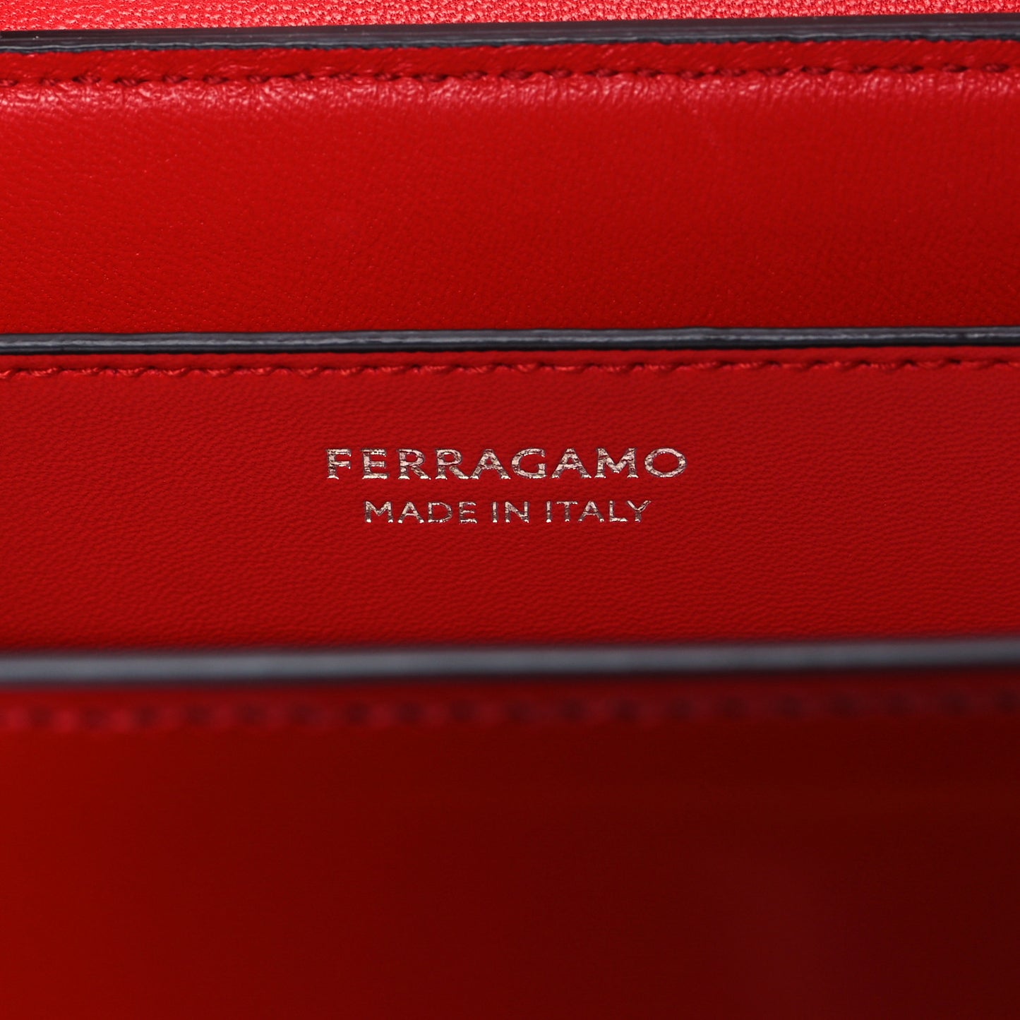 Brushed Calfskin Medium Geometric Prisma Shoulder Bag Flame Red