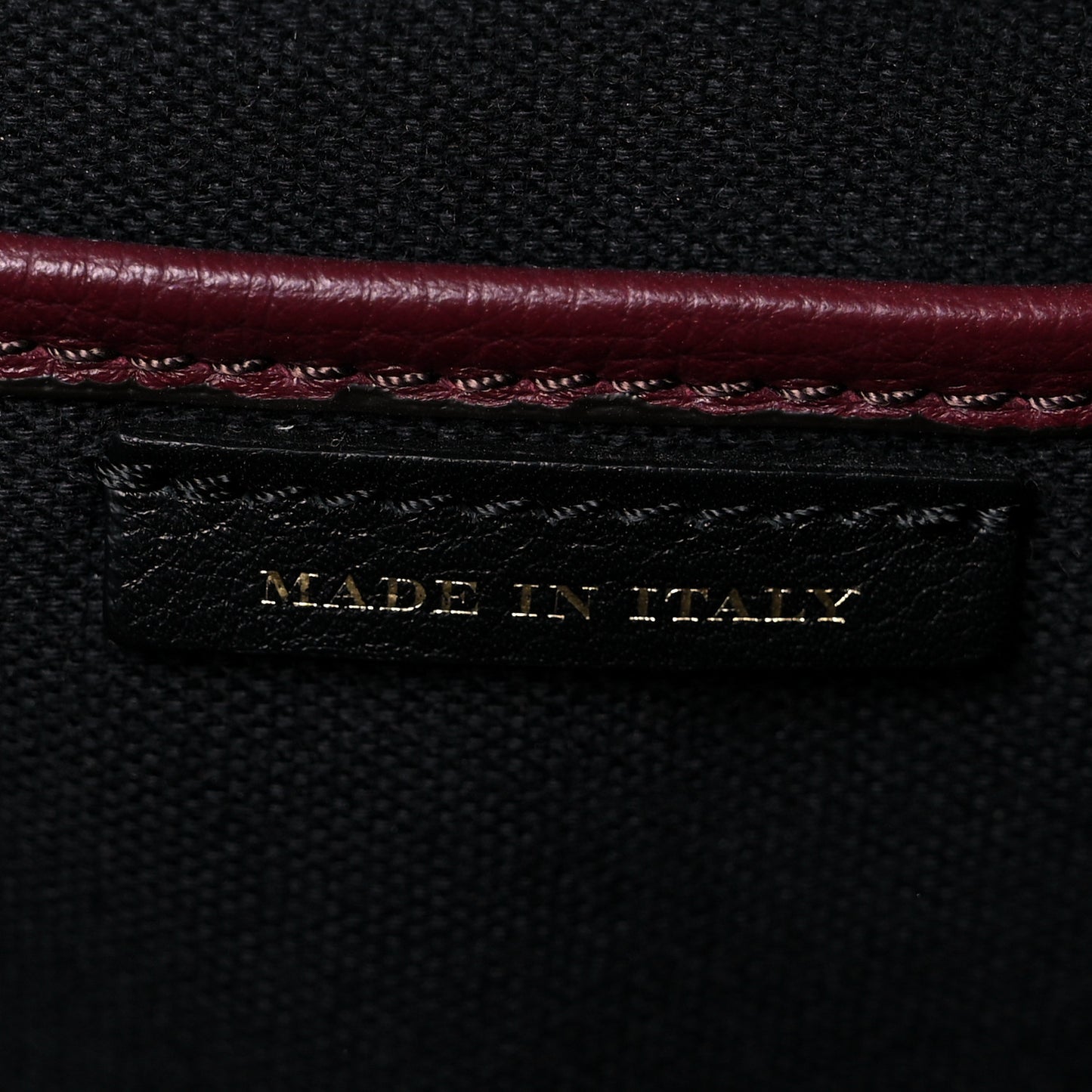 Grainy Calfskin House Check Medium Banner Tote Mahogany Red