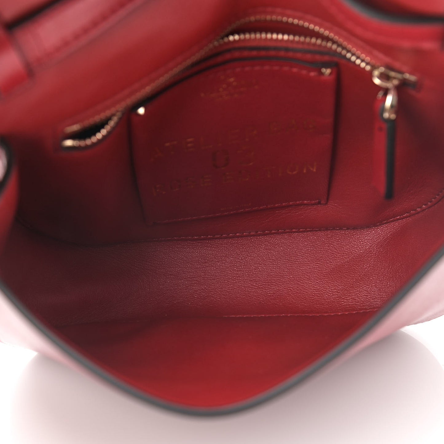 Nappa Atelier 03 Rose Edition Small Flap Crossbody Bag Cerise