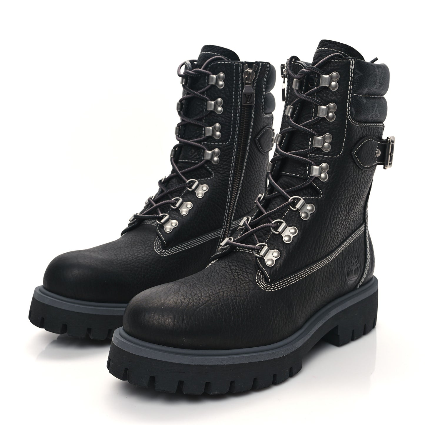 X Timberland Grained Calfskin Monogram Mens Ranger Boots 12