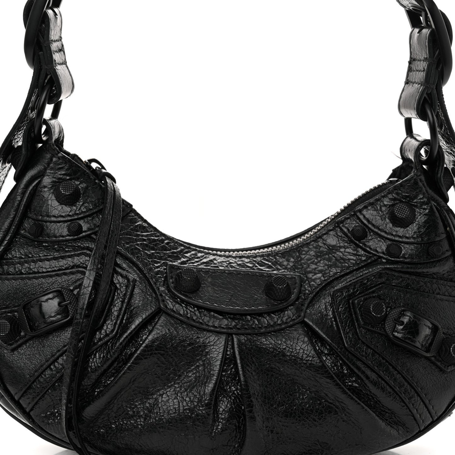 Agneau Arena Le Cagole Shoulder Bag XS Black