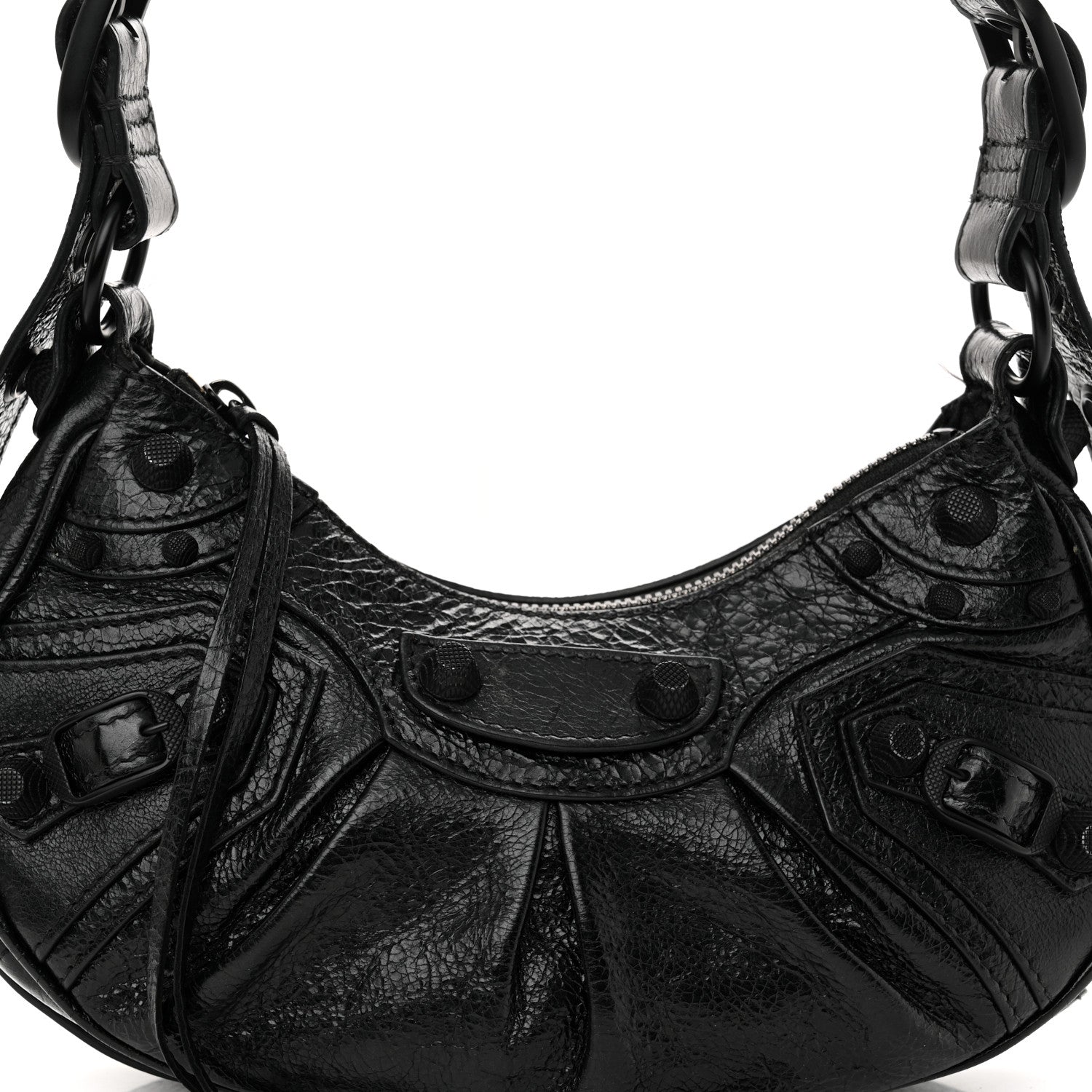 Balenciaga Agneau Arena Le Cagole Shoulder Bag XS Black 9 of 13
