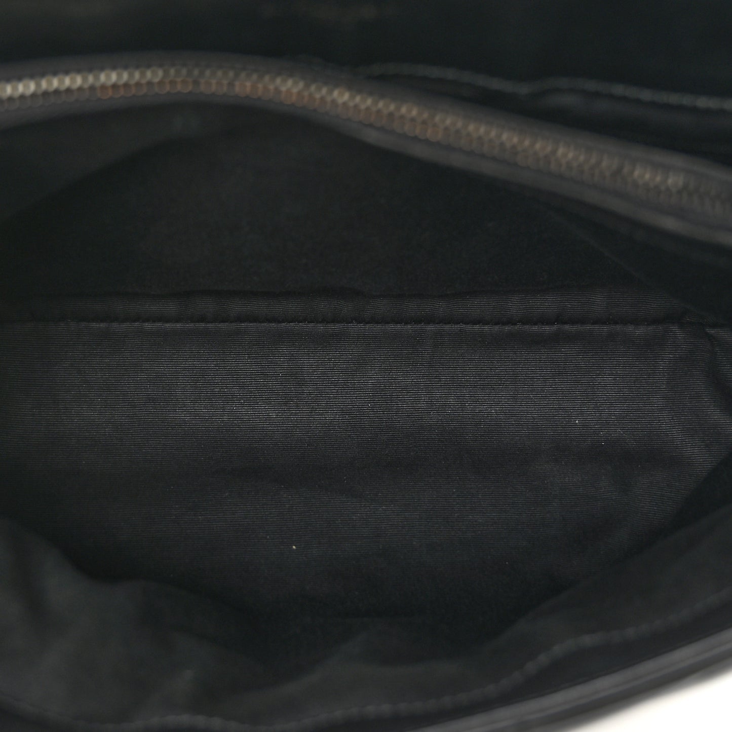 Calfskin Y Quilted Monogram Monochrome Medium Loulou Chain Satchel Black