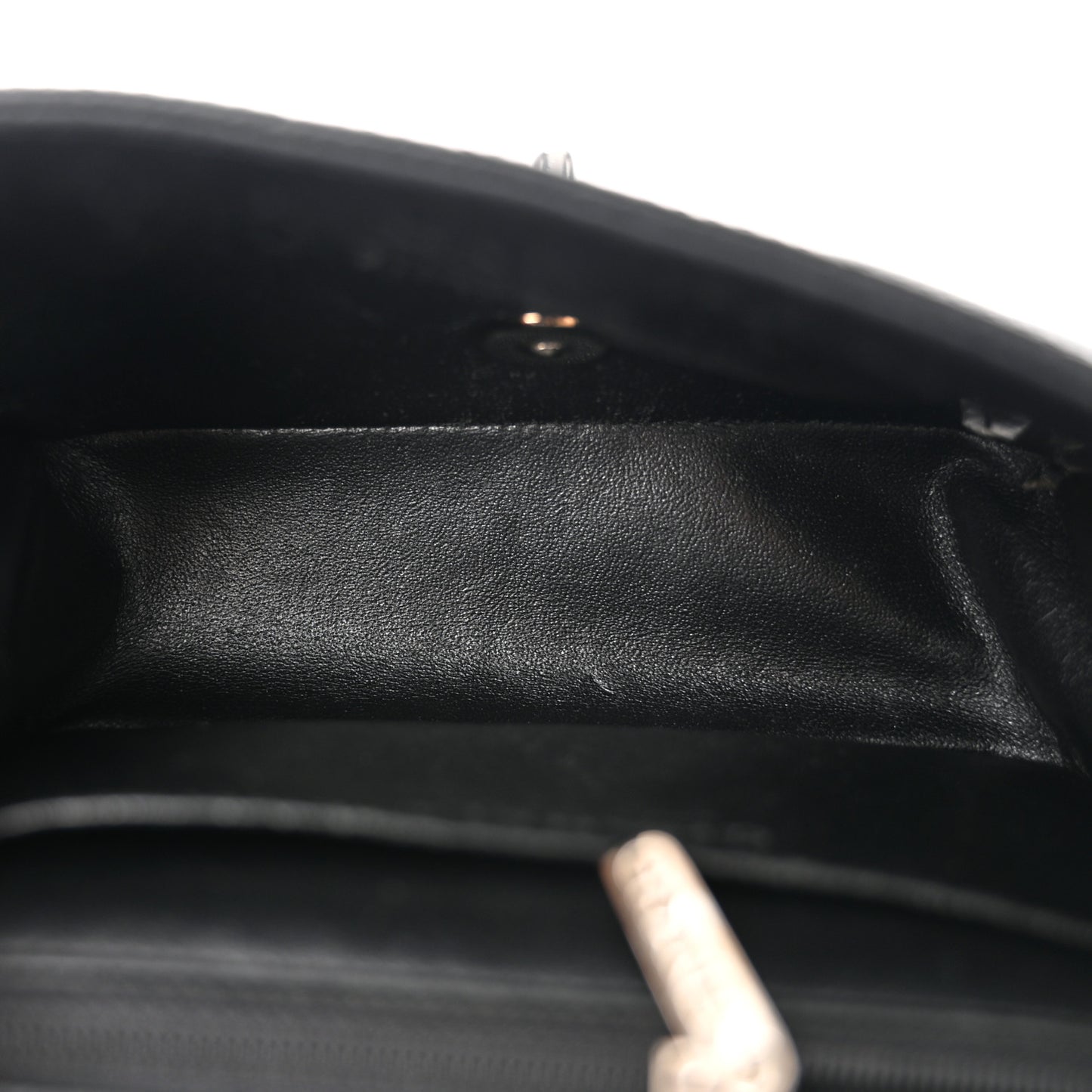 Caviar Quilted Mini Square Flap Black