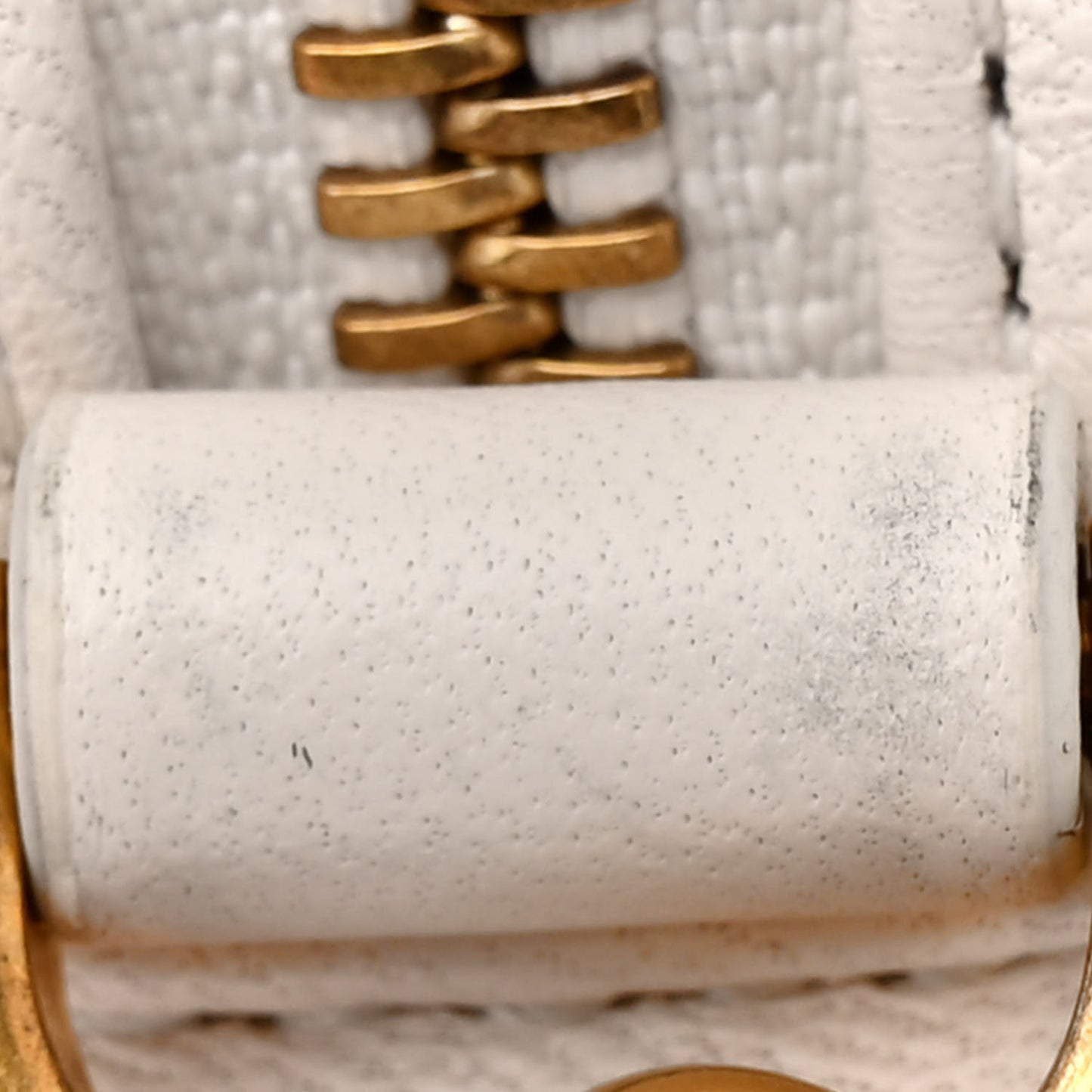 Nappa Quilted Medusa Tribute Camera Bag White