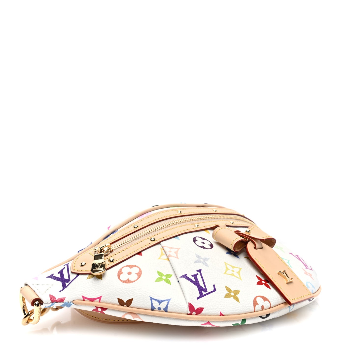 LV X TM Monogram Multicolor High Rise Bumbag White