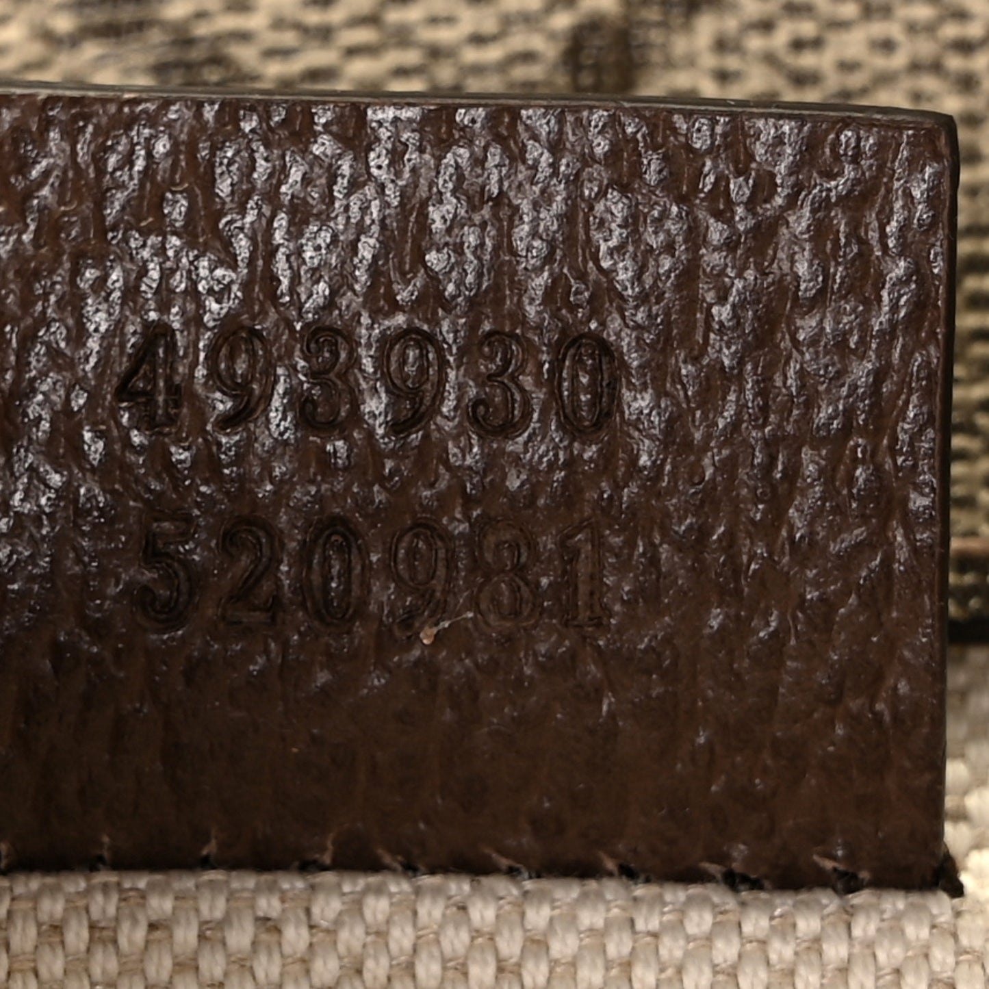 GG Supreme Monogram Neo Vintage Web Belt Bag Brown