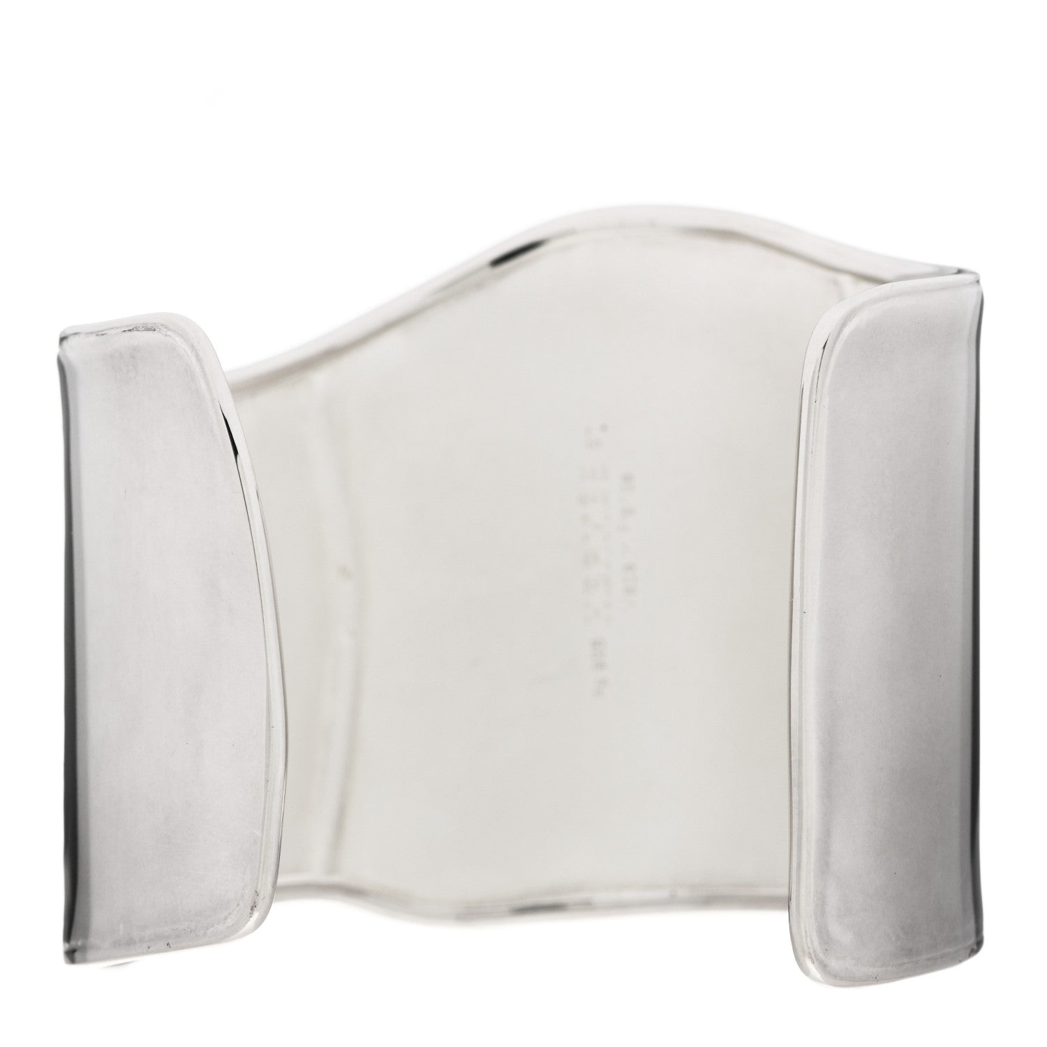 Hermes Sterling Silver Memoire Cuff Bracelet ST 2 of 5