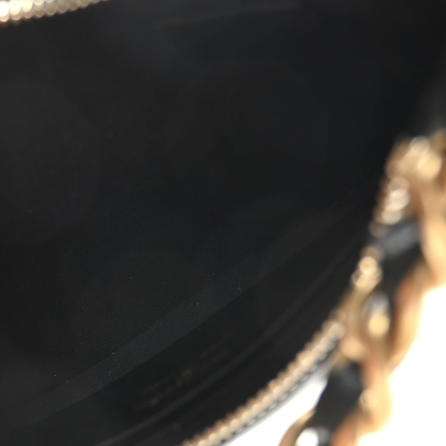 Chanel Shiny Crumbled Lambskin Quilted Round Small CC Hobo Black 4 of 8