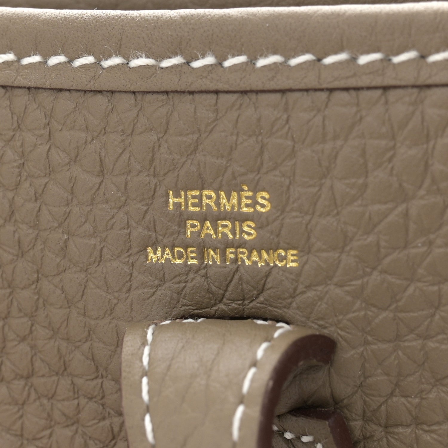 Hermes Taurillon Clemence Amazone Evelyne TPM Etoupe Bleu Indigo 6 of 11