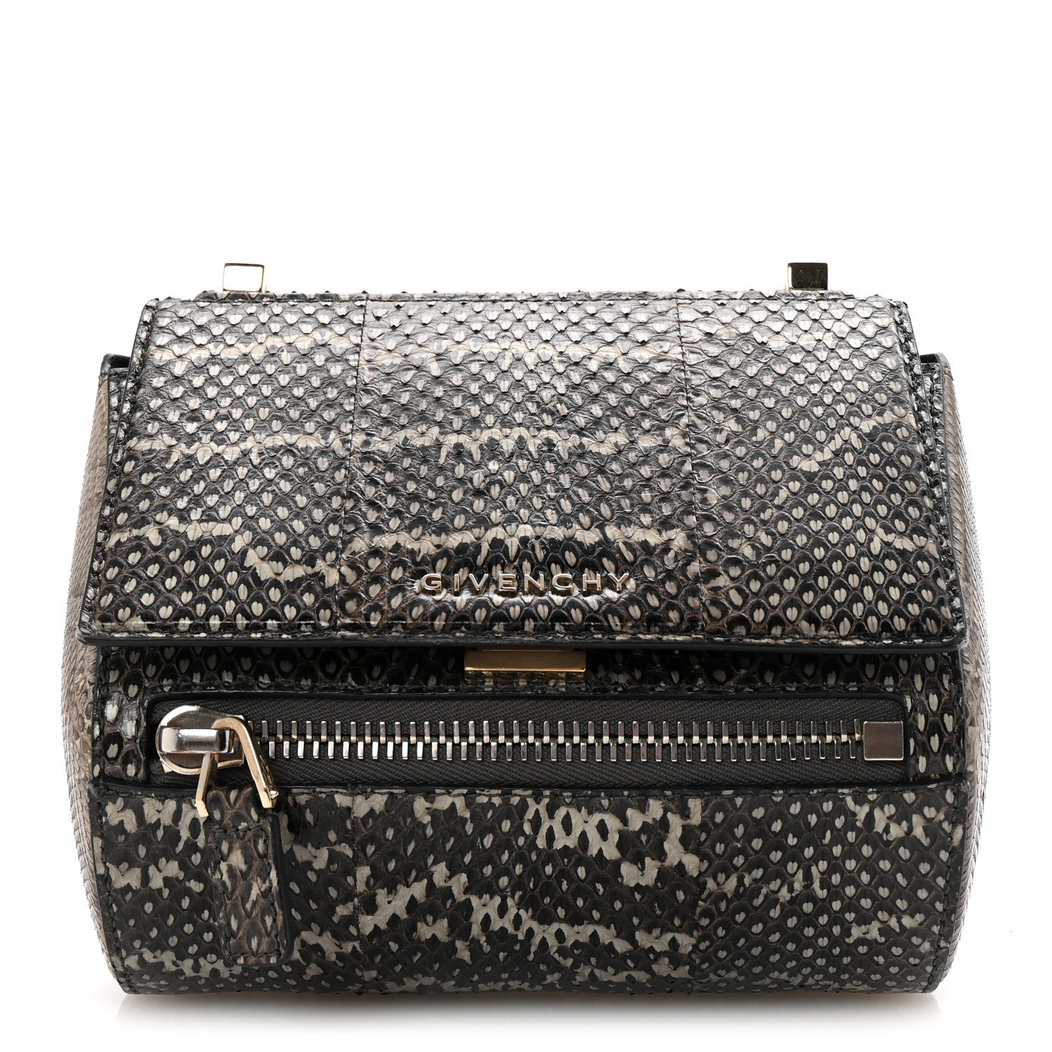 Givenchy Elaphe Mini Pandora Box Crossbody Bag Beige 1416039