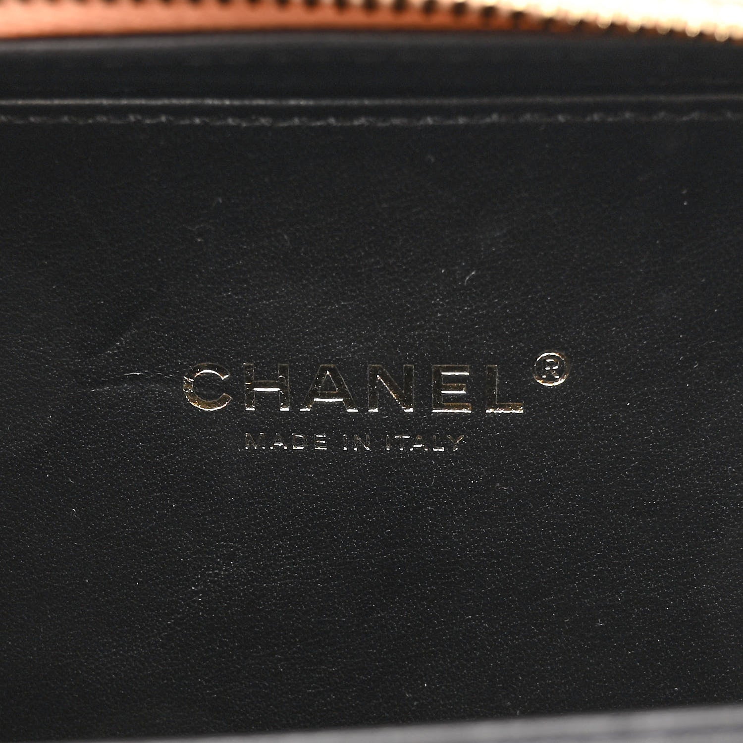 Chanel Caviar Quilted Small CC Filigree Vanity Case Beige Black 6 of 10