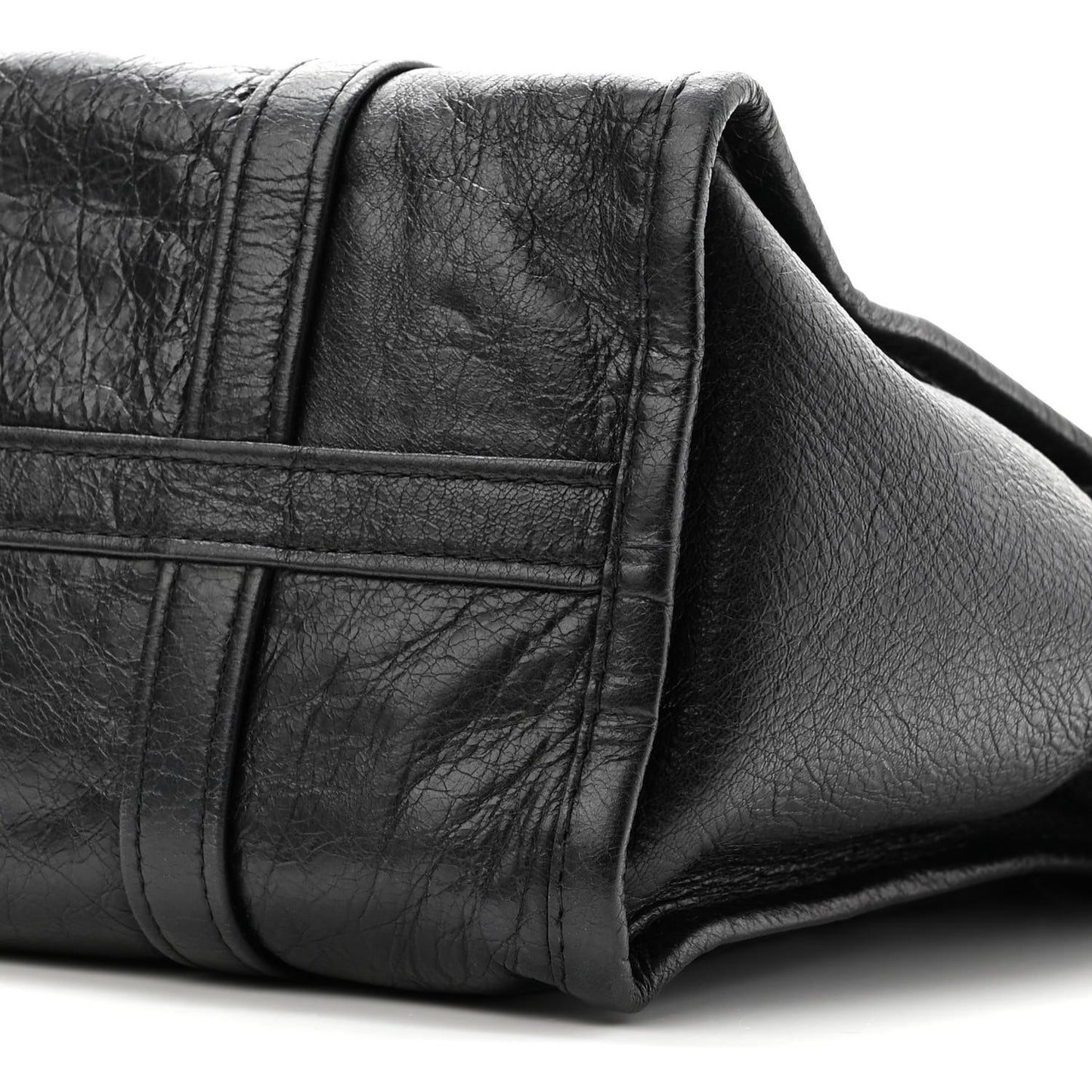Agneau Small Bazar Shopper Tote Black