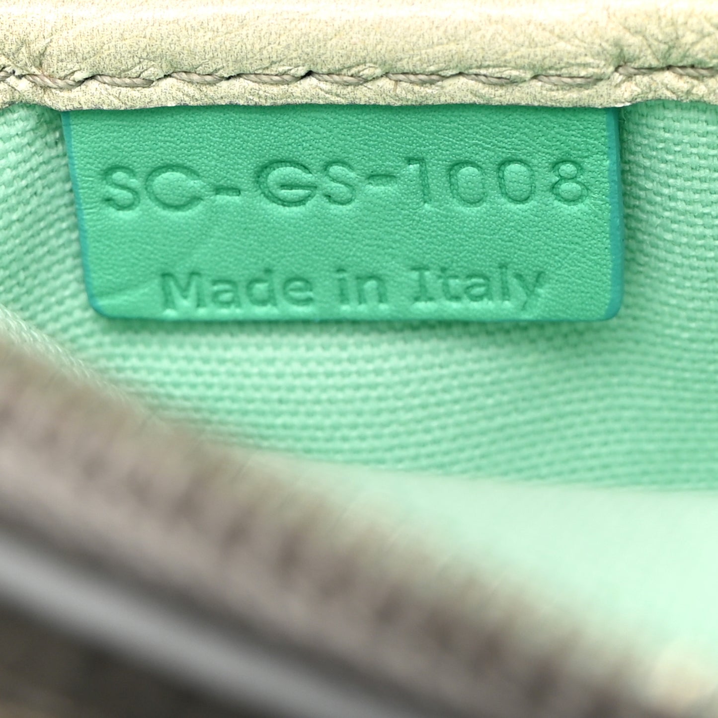 Grained Calfskin Bank Swallow Clutch Multicolor