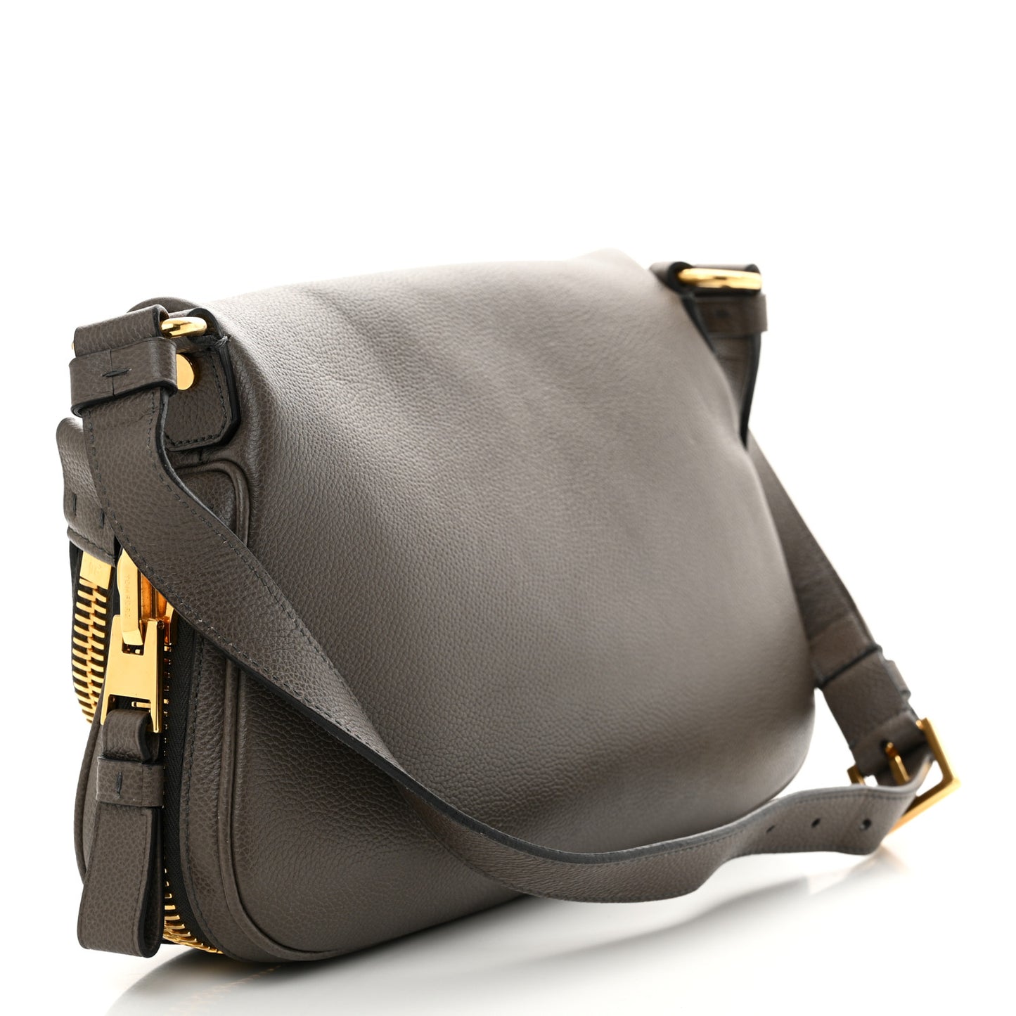 Pebbled Calfskin Medium Jennifer Graphite