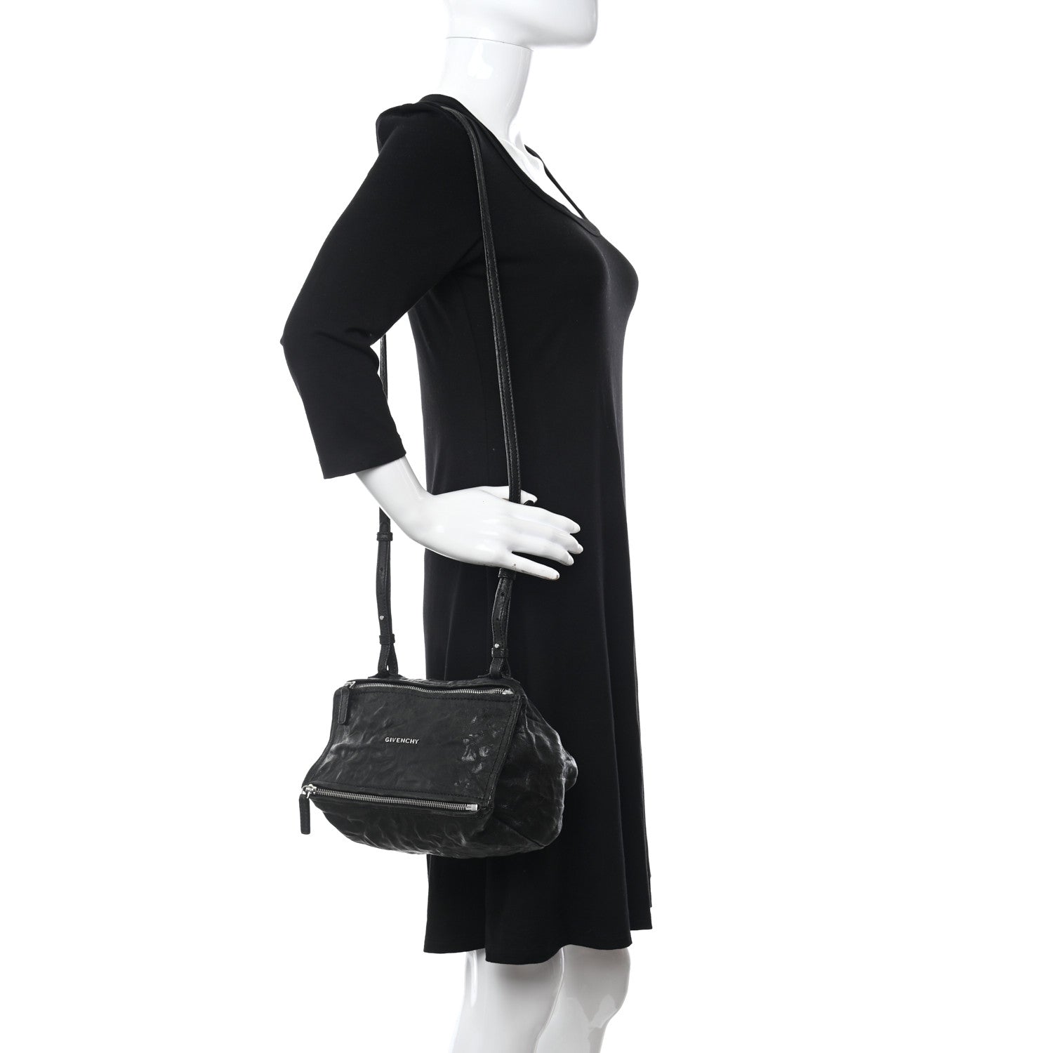 Givenchy Tumbled Sheepskin Mini Pandora Black 3 of 8