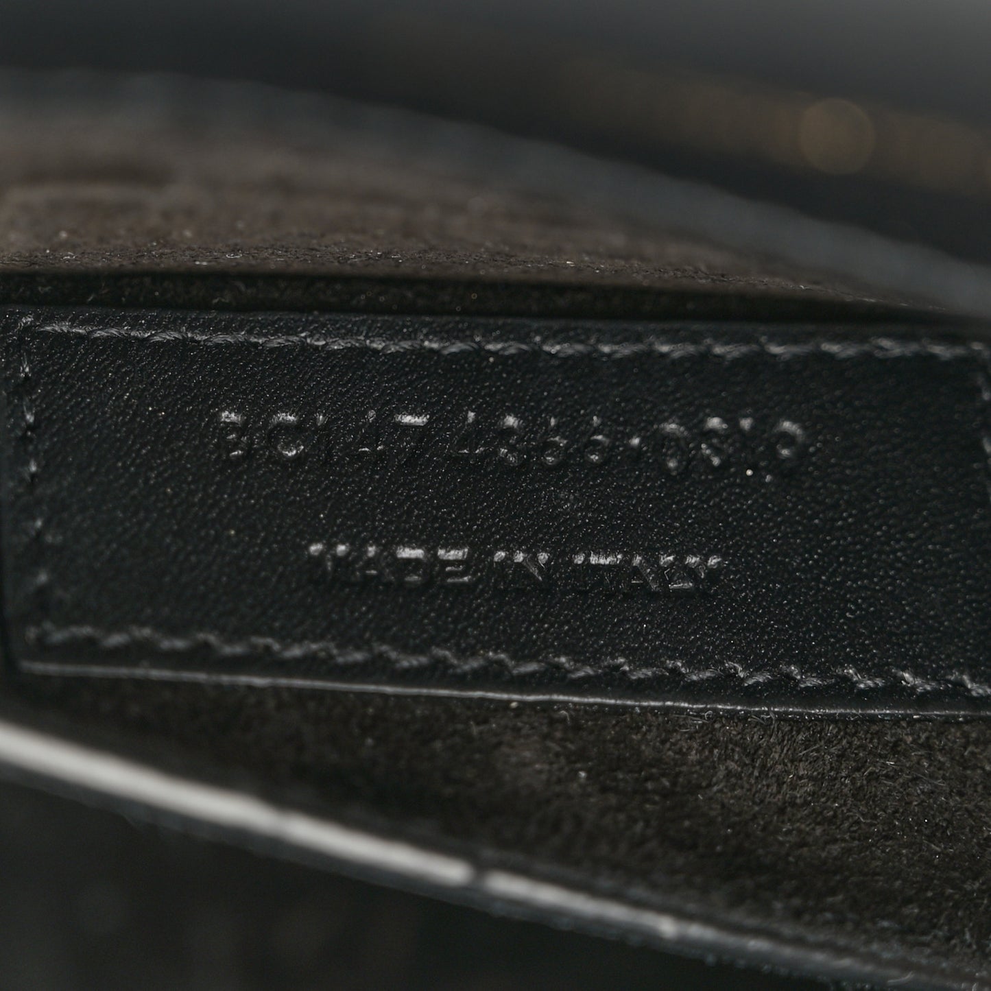 Calfskin Small Classic Monogram Kate Tassel Satchel Black