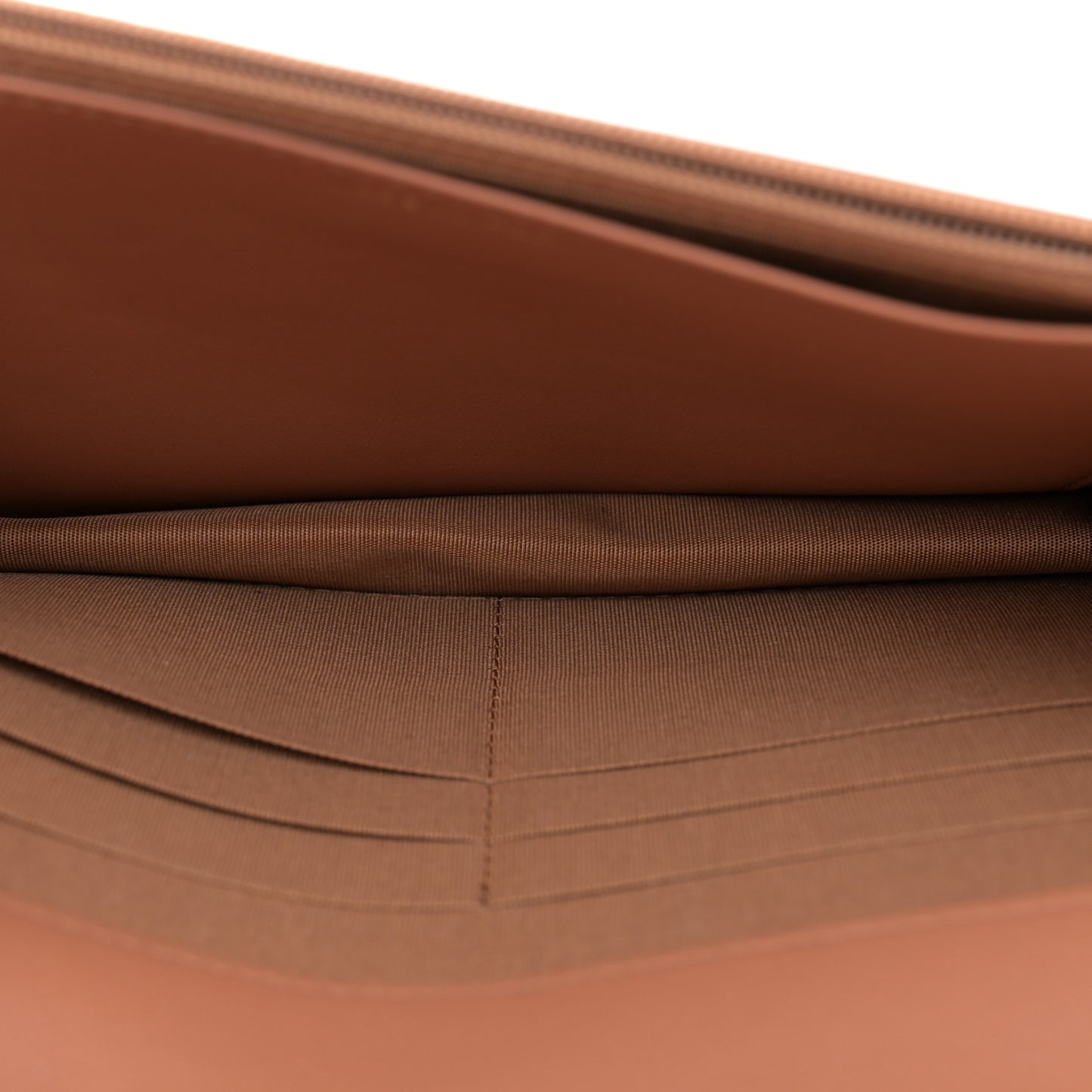 Lambskin Quilted Chanel 19 Wallet On Chain WOC Brown