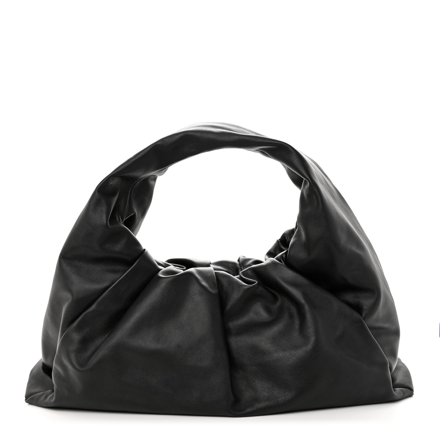 Smooth Butter Calfskin Large The Shoulder Pouch Black