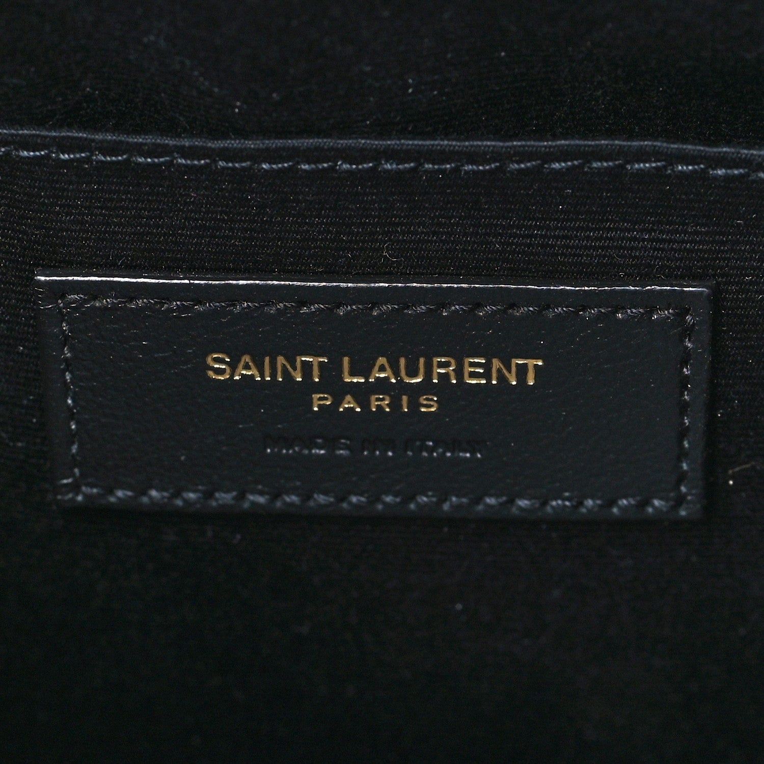 Saint Laurent Calfskin Matelasse Monogram Lou Camera Bag Black 6 of 10