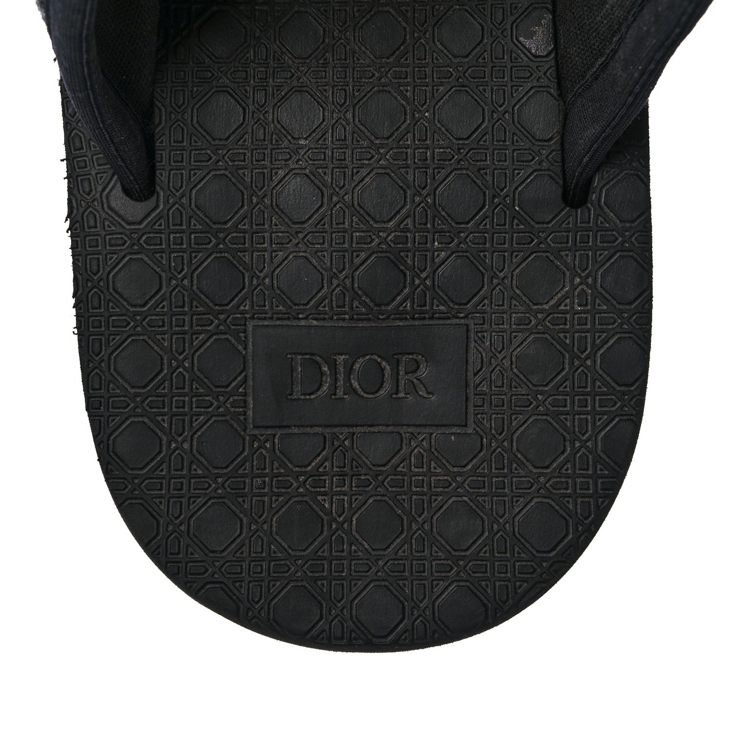 Christian Dior Oblique Jacquard Mens Alpha Sandals 39 Beige Black 7 of 14