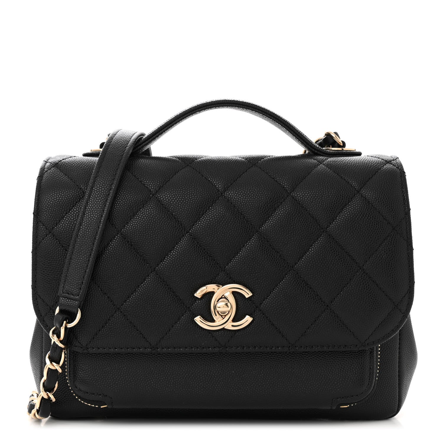 Chanel Caviar Quilted Medium Business Affinity Flap Black 1 of 10