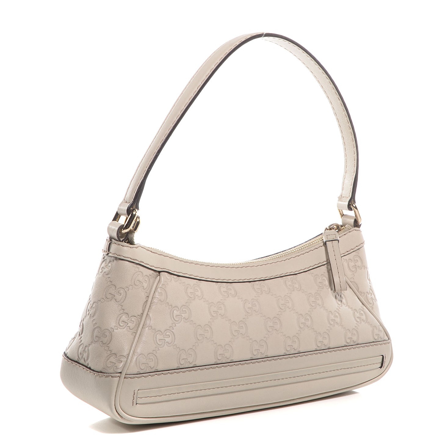 Guccissima Small Mayfair Bow Detail Shoulder Bag Off White