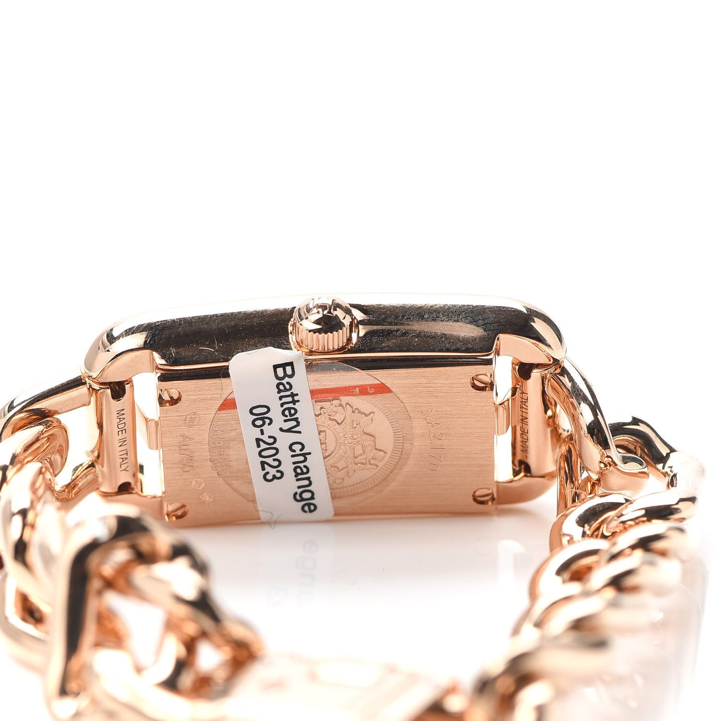 18K Rose Gold Mother of Pearl 17mm Nantucket Quartz Watch