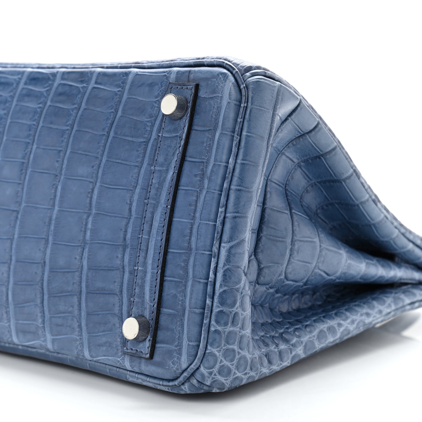 Matte Porosus Crocodile Birkin 30 Bleu Ciel