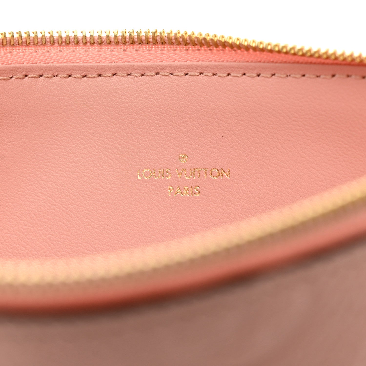 Louis Vuitton Empreinte Felicie Chain Wallet Zippered Insert Rose Poudre 6 of 6