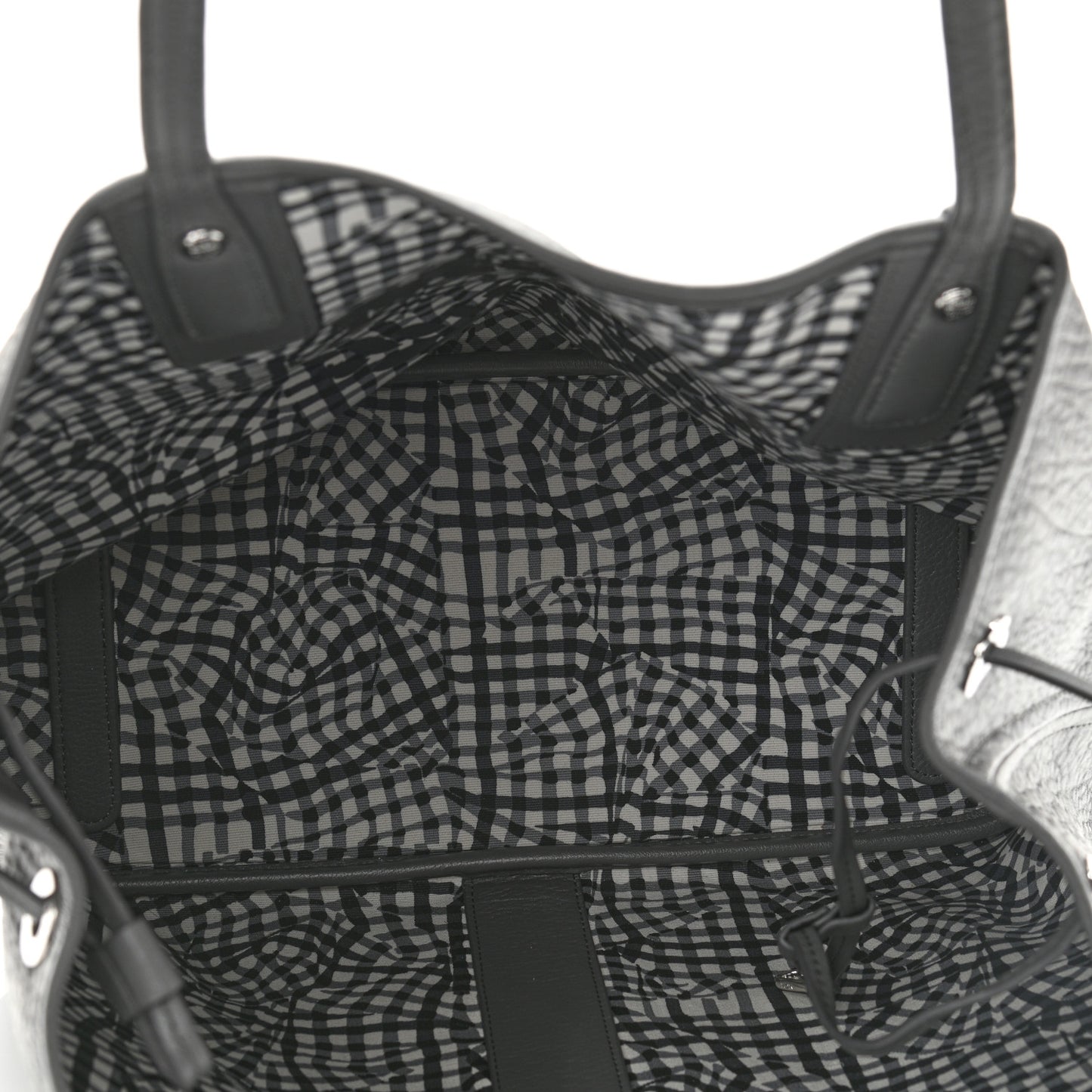 Visetos Medium Liz Reversible Shopper Tote Black