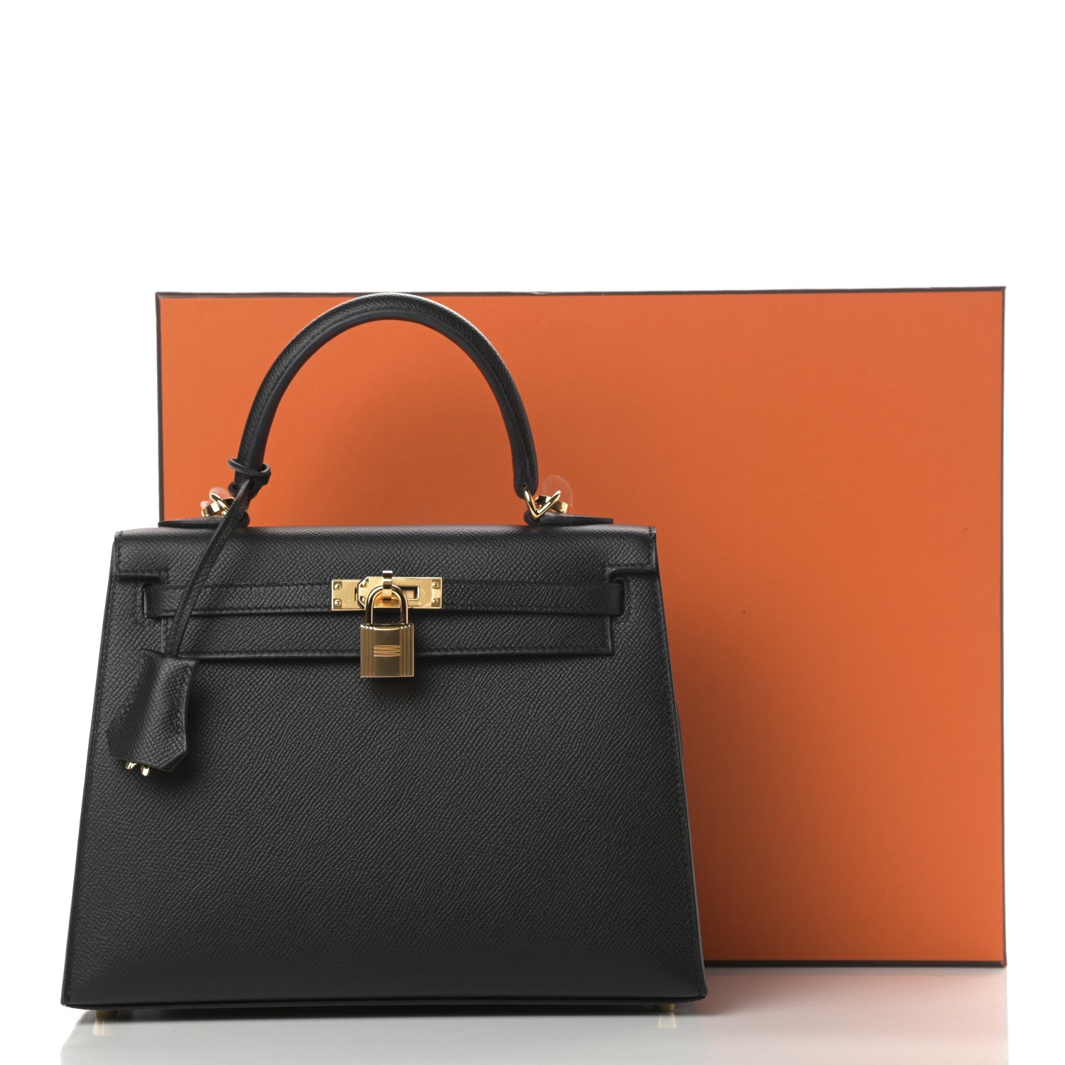 Hermes Epsom Kelly Sellier 25 Black 11 of 11