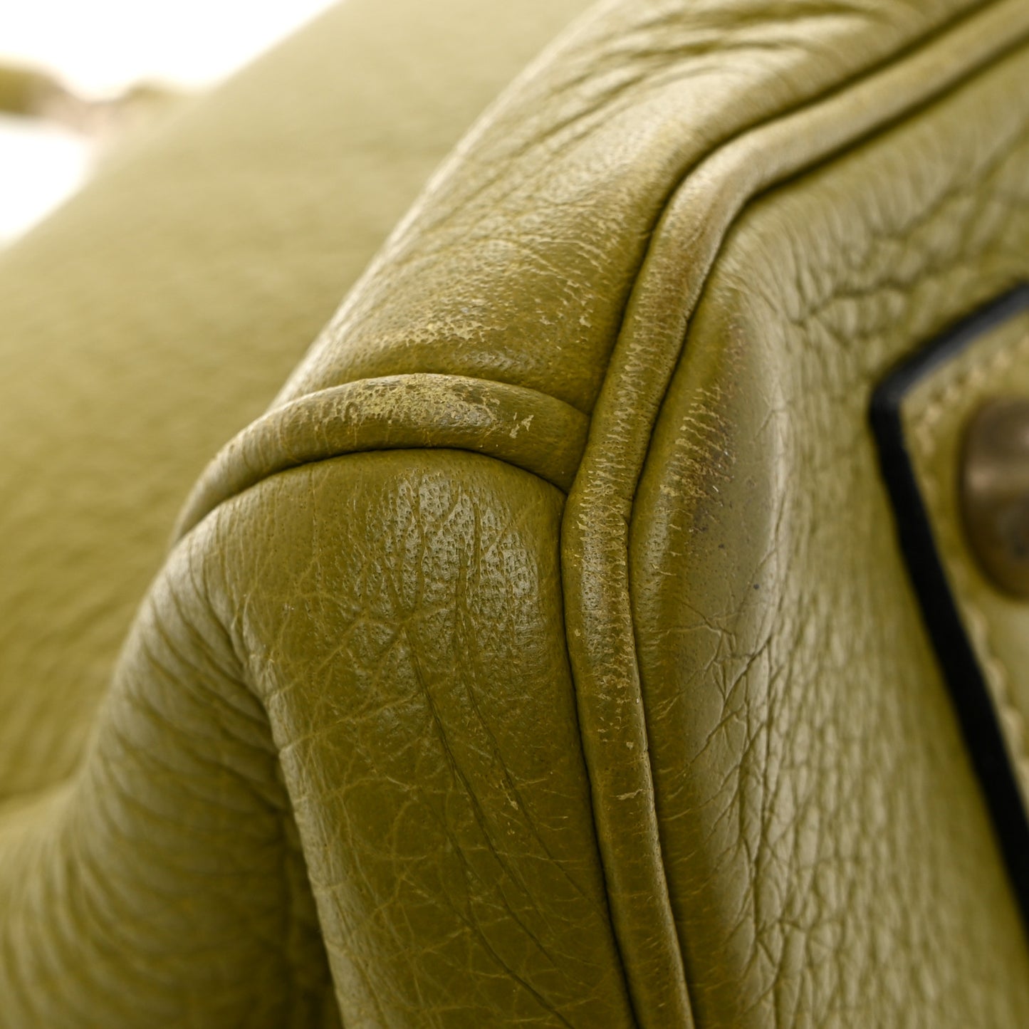 Taurillon Clemence Birkin 35 Vert Chartreuse