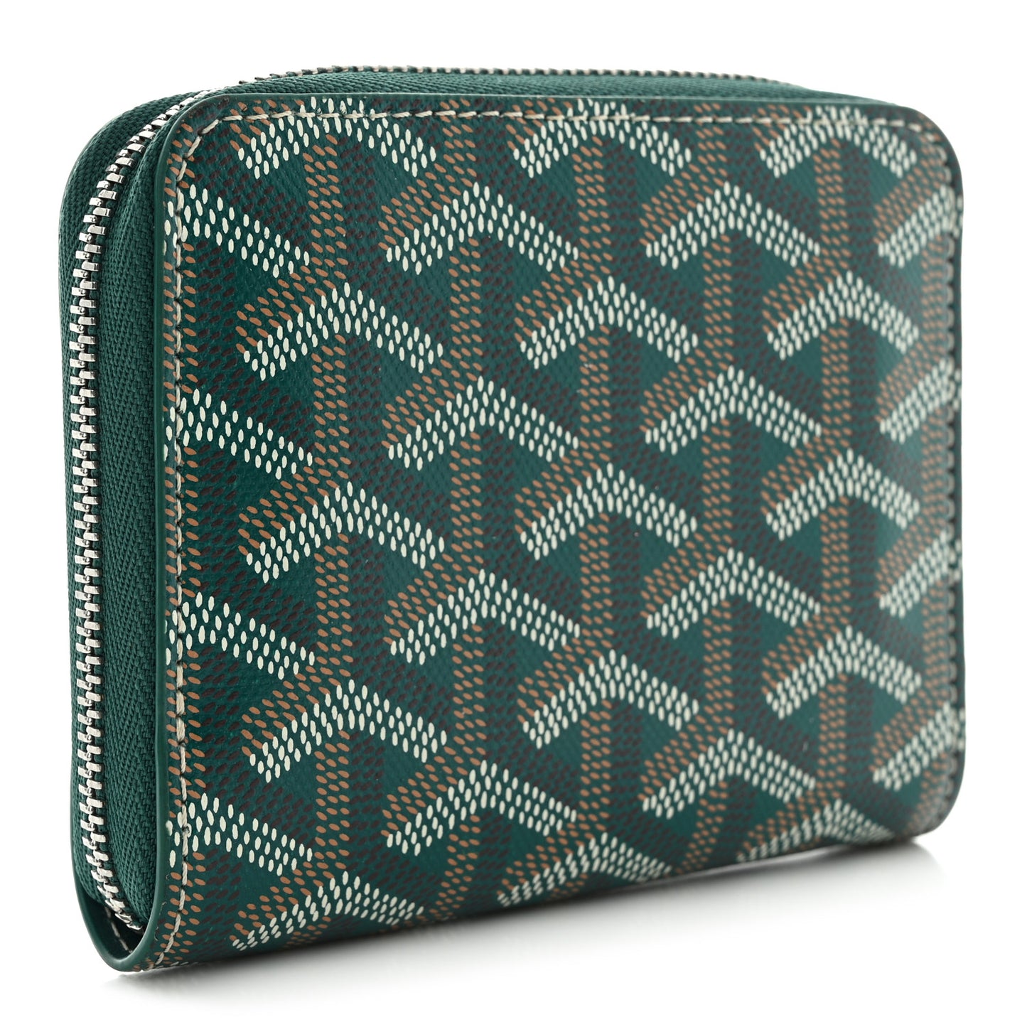 Goyardine Matignon PM Wallet Green