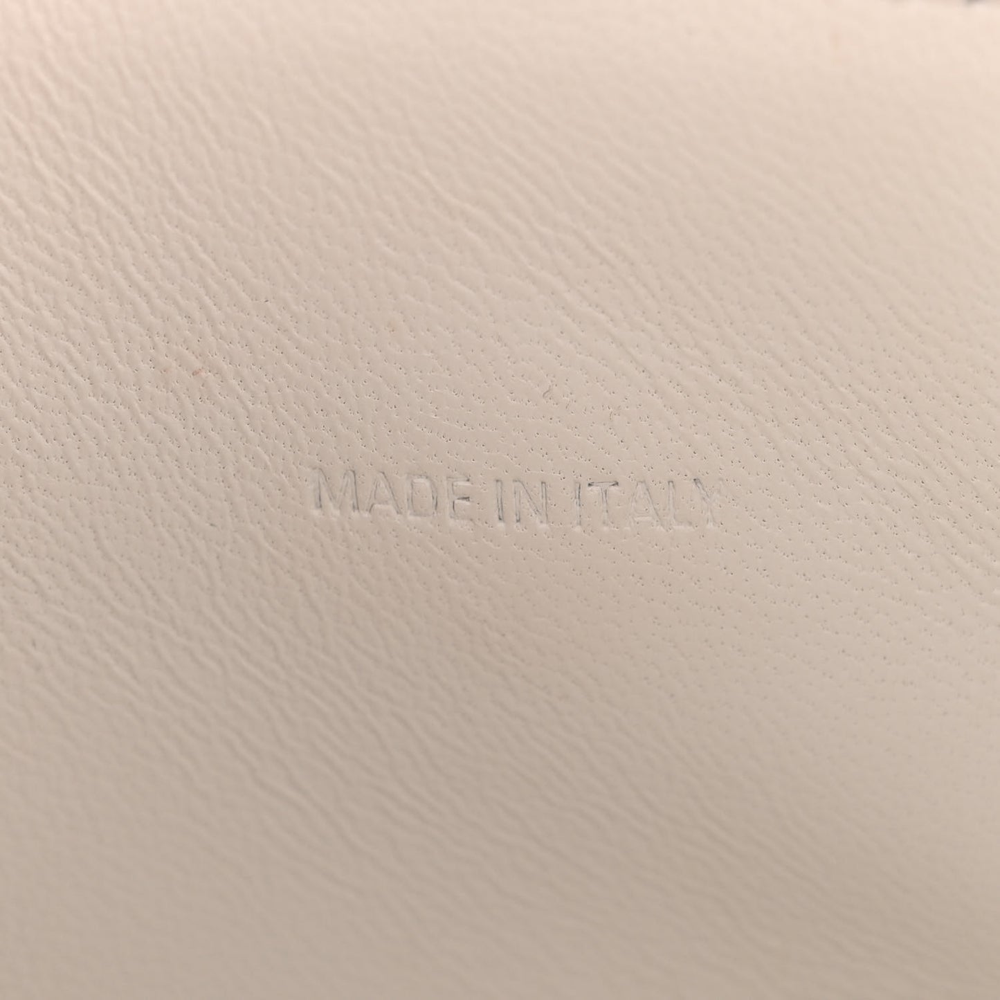 Shiny Box Calfskin Hourglass Top Handle Bag XS Chalky White